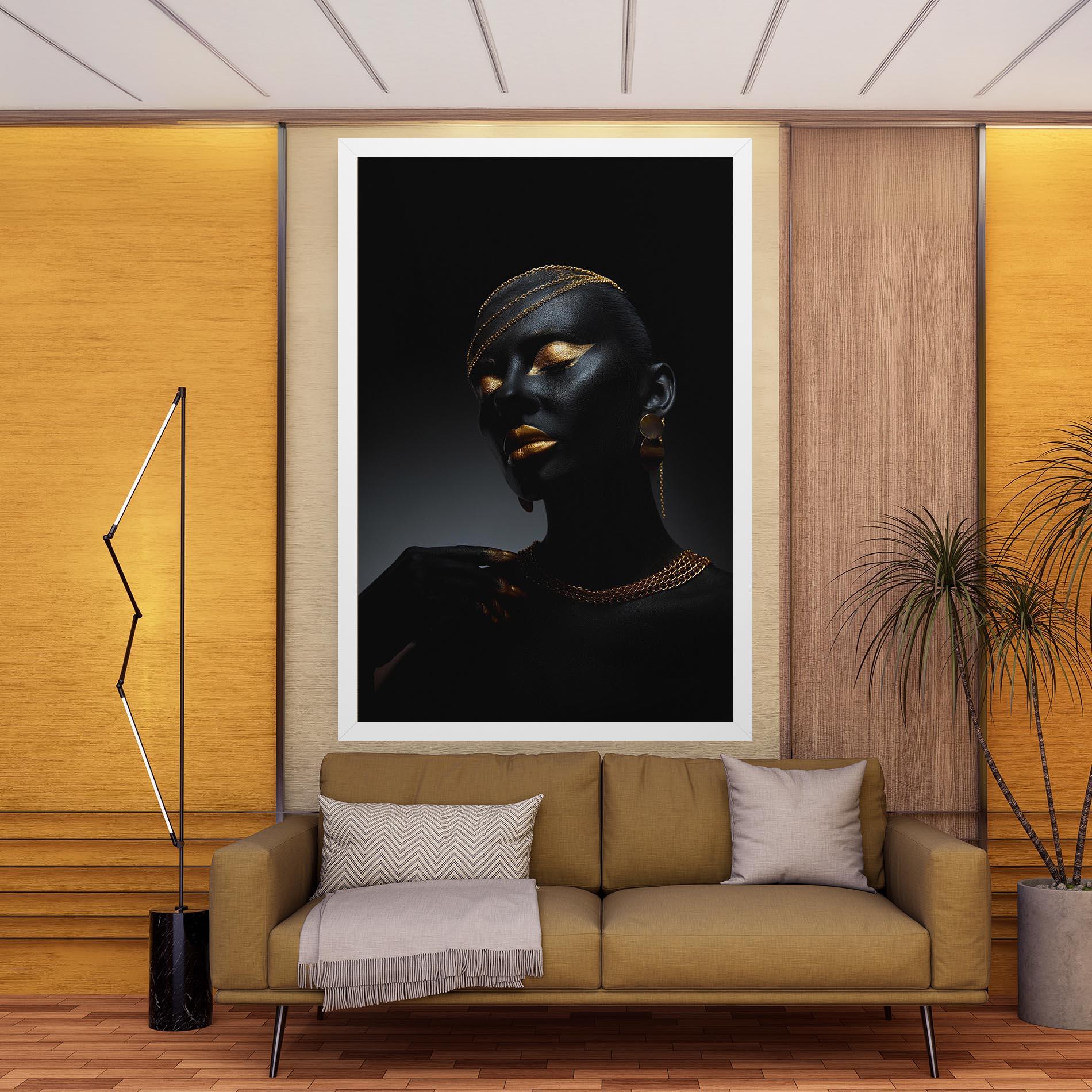 Vászonkép Beauty Gold mockup 9