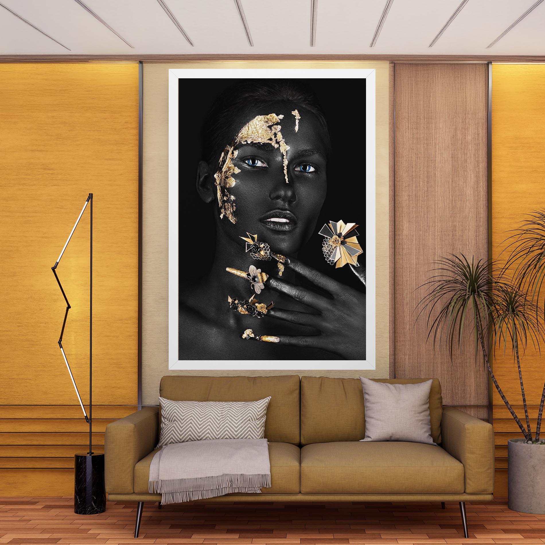 Vászonkép Black Art Makeup mockup 9