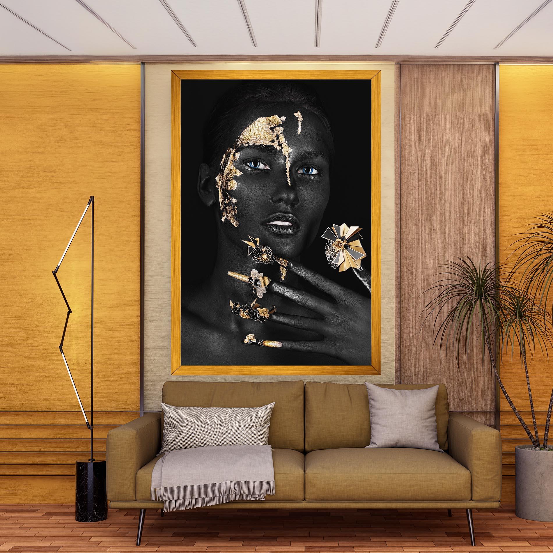 Vászonkép Black Art Makeup mockup 9