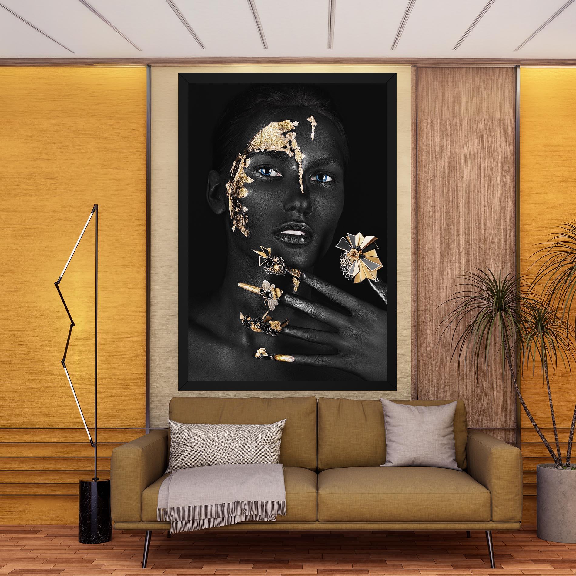 Vászonkép Black Art Makeup mockup 9