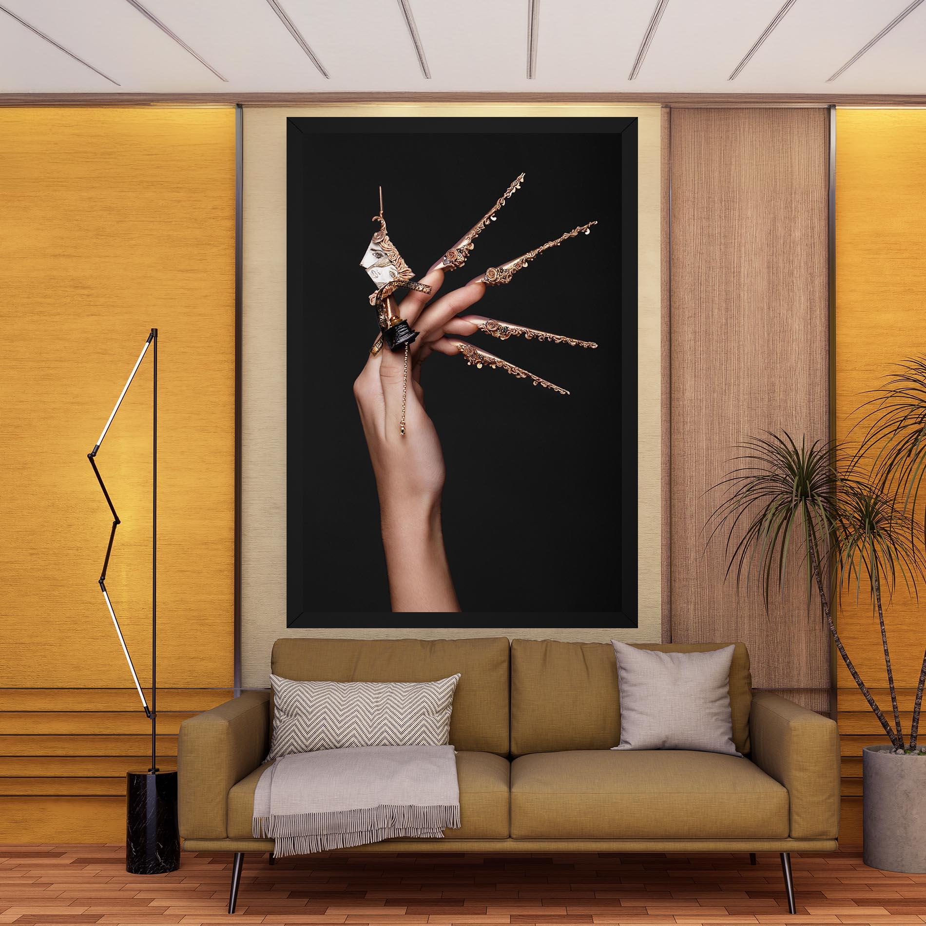 Vászonkép Creative Design Nails mockup 9