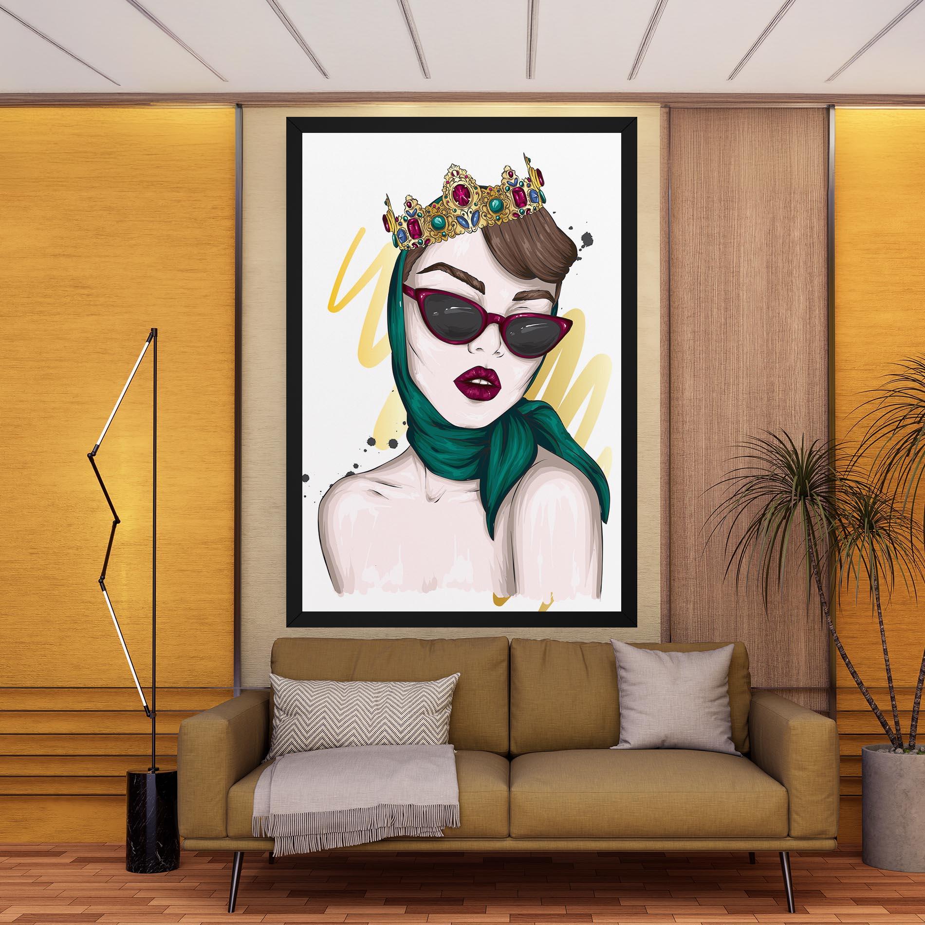 Vászonkép Diva Crown mockup 9