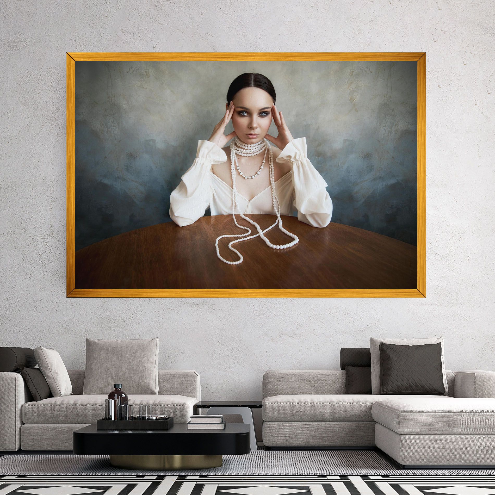 Boho Clothing Necklace mockup 2