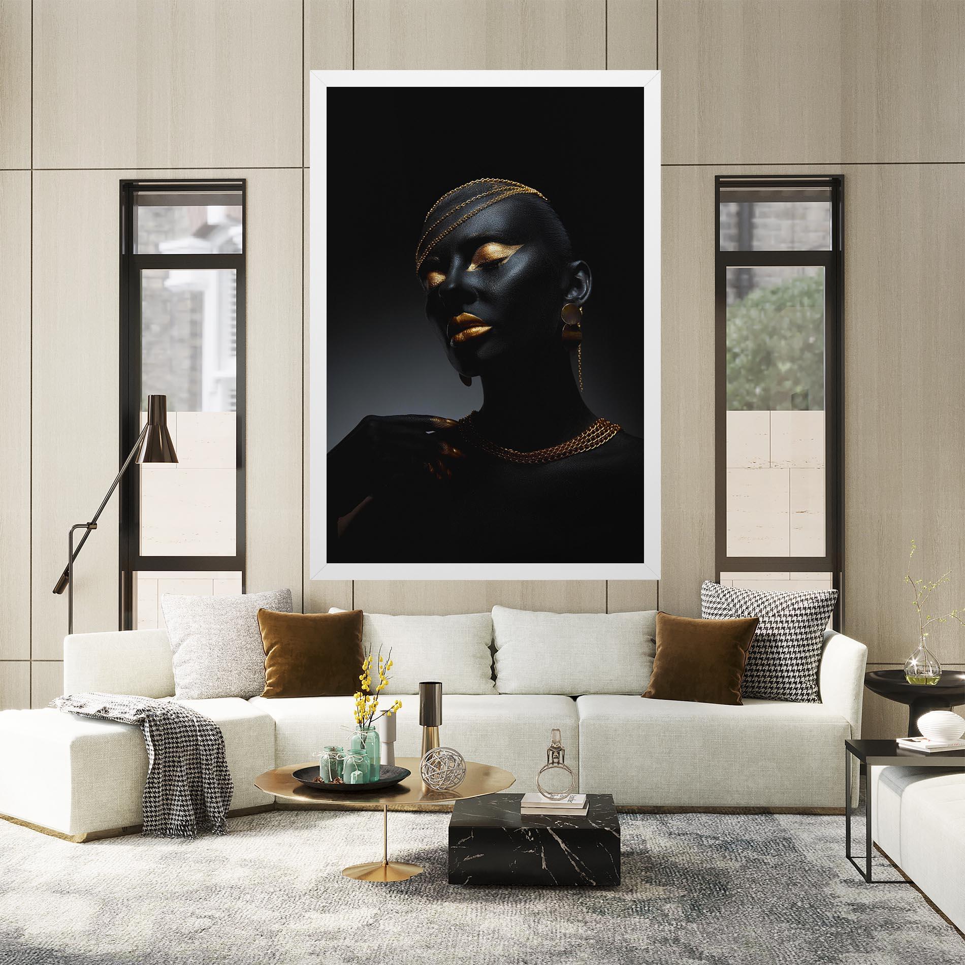 Vászonkép Beauty Gold mockup 2