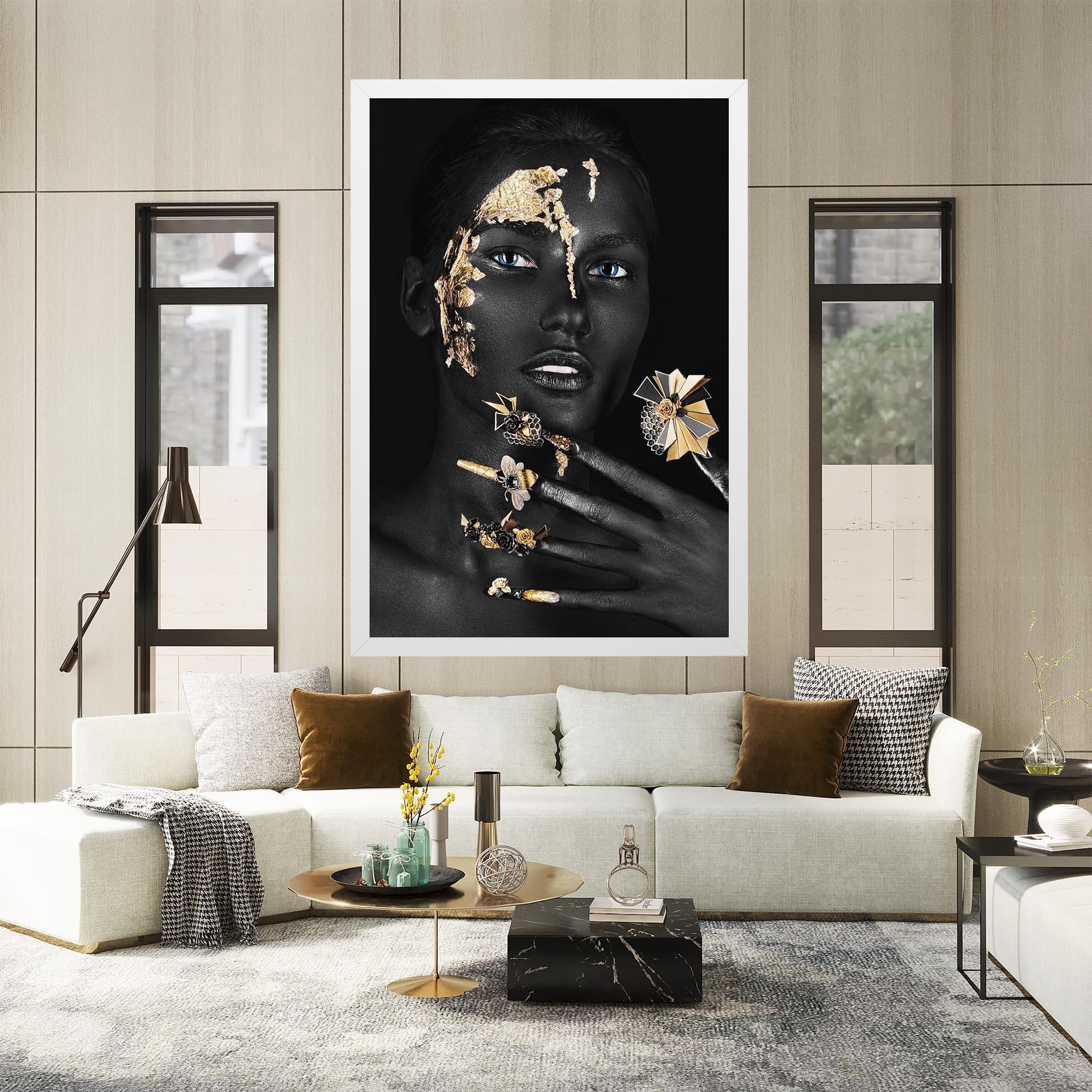 Vászonkép Black Art Makeup mockup 2