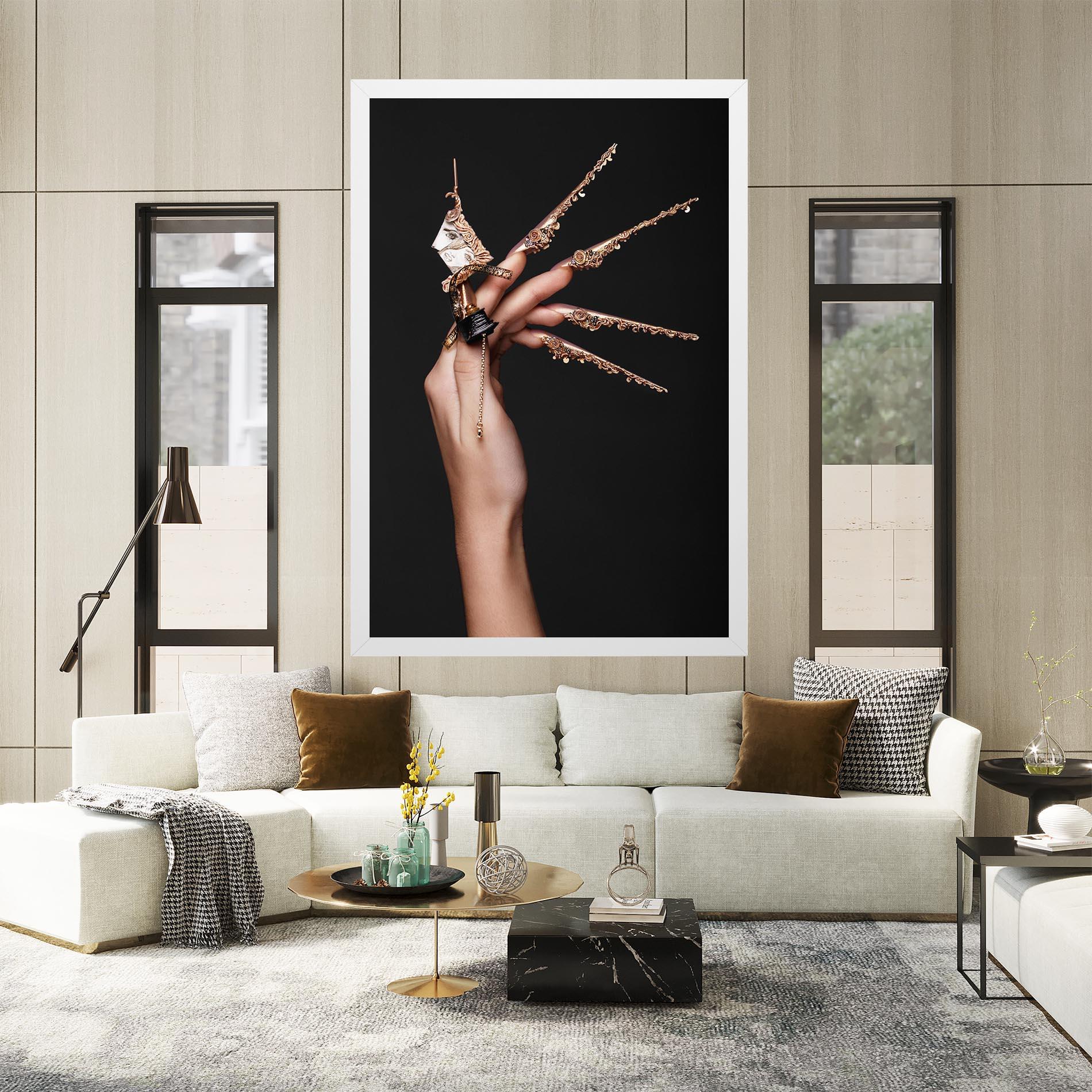 Vászonkép Creative Design Nails mockup 2