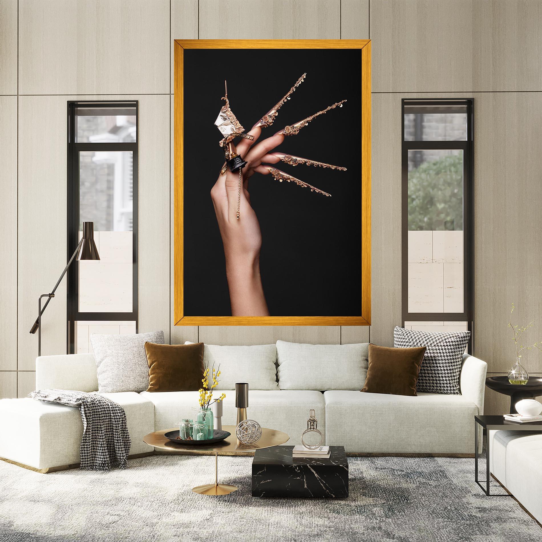 Vászonkép Creative Design Nails mockup 2