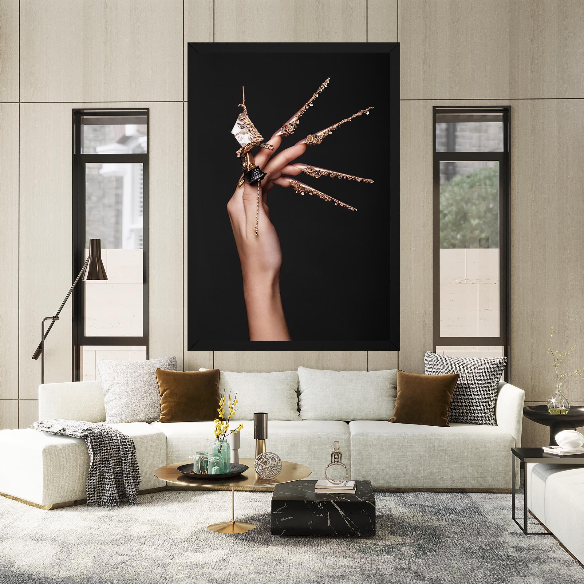 Vászonkép Creative Design Nails mockup 2