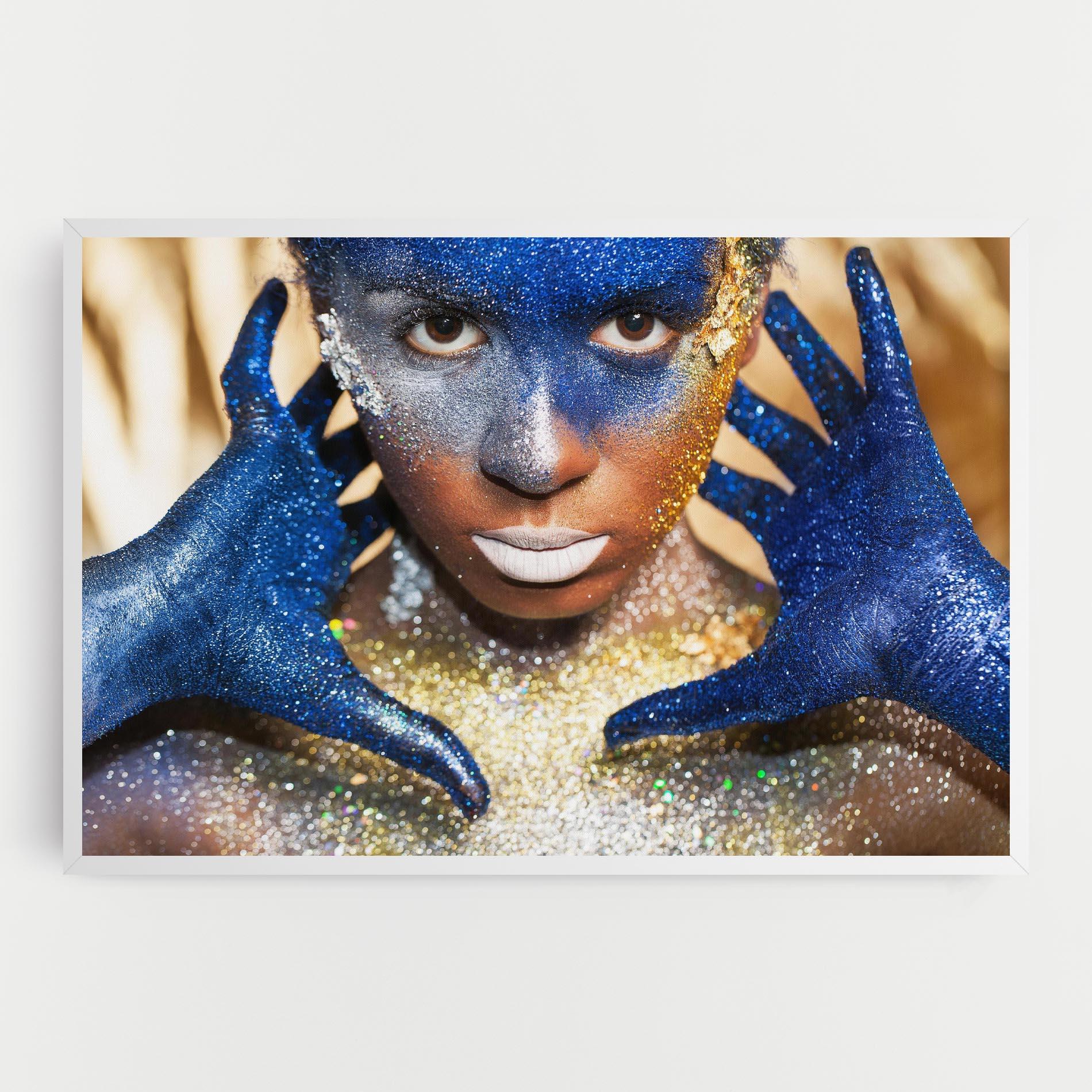 Vászonkép Glue Gold Glitter mockup 0