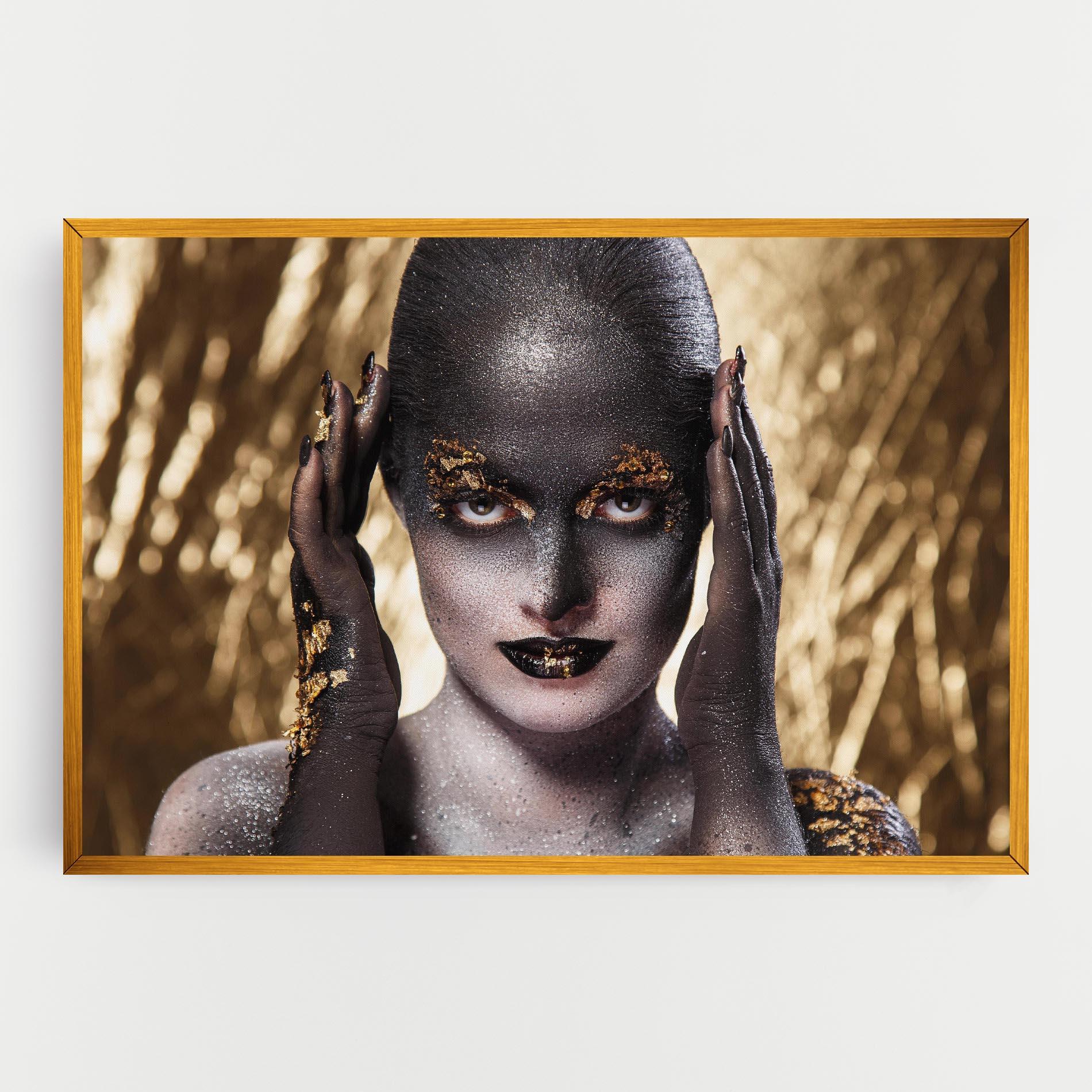 Vászonkép Glitter Artistic Makeup mockup 0