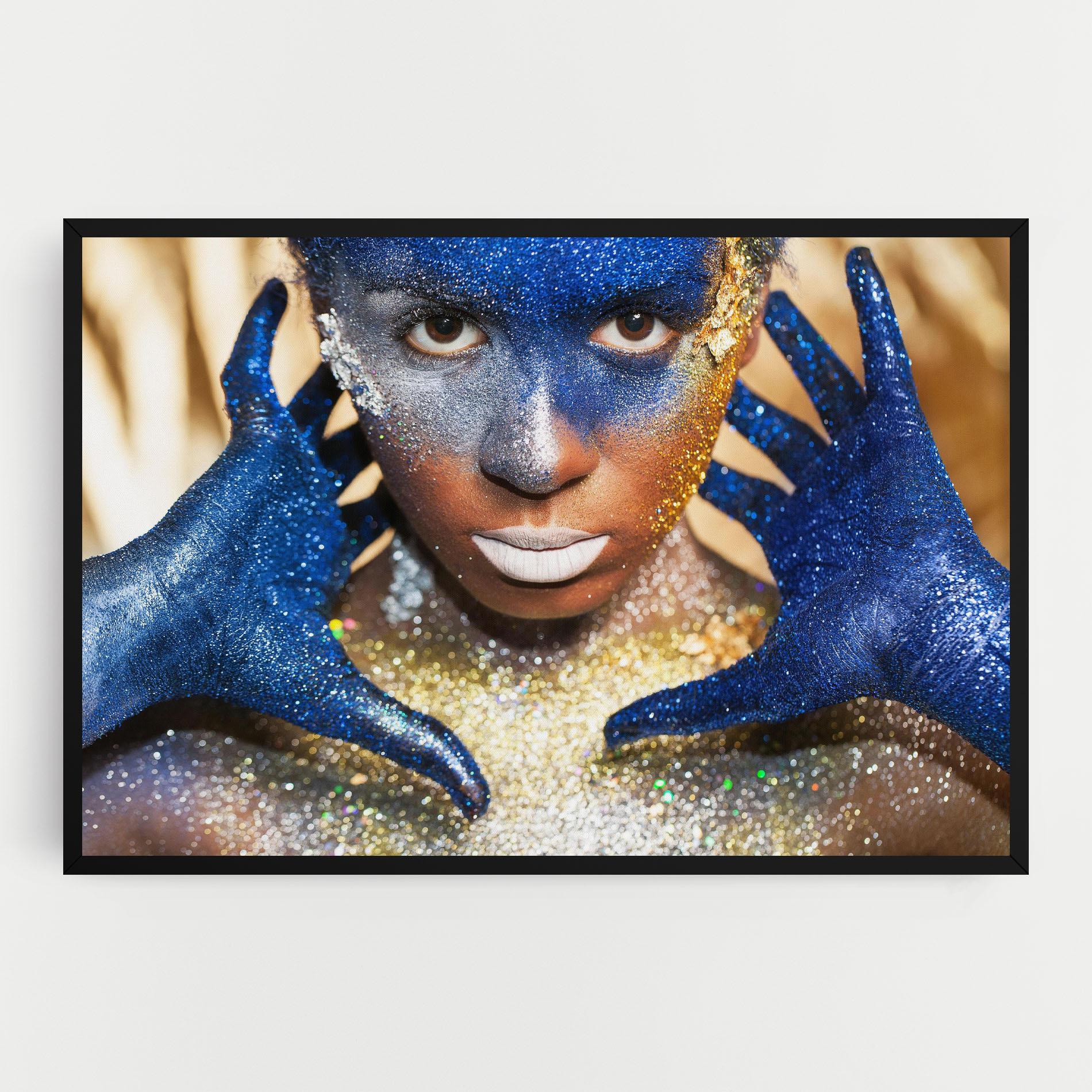 Vászonkép Glue Gold Glitter mockup 0