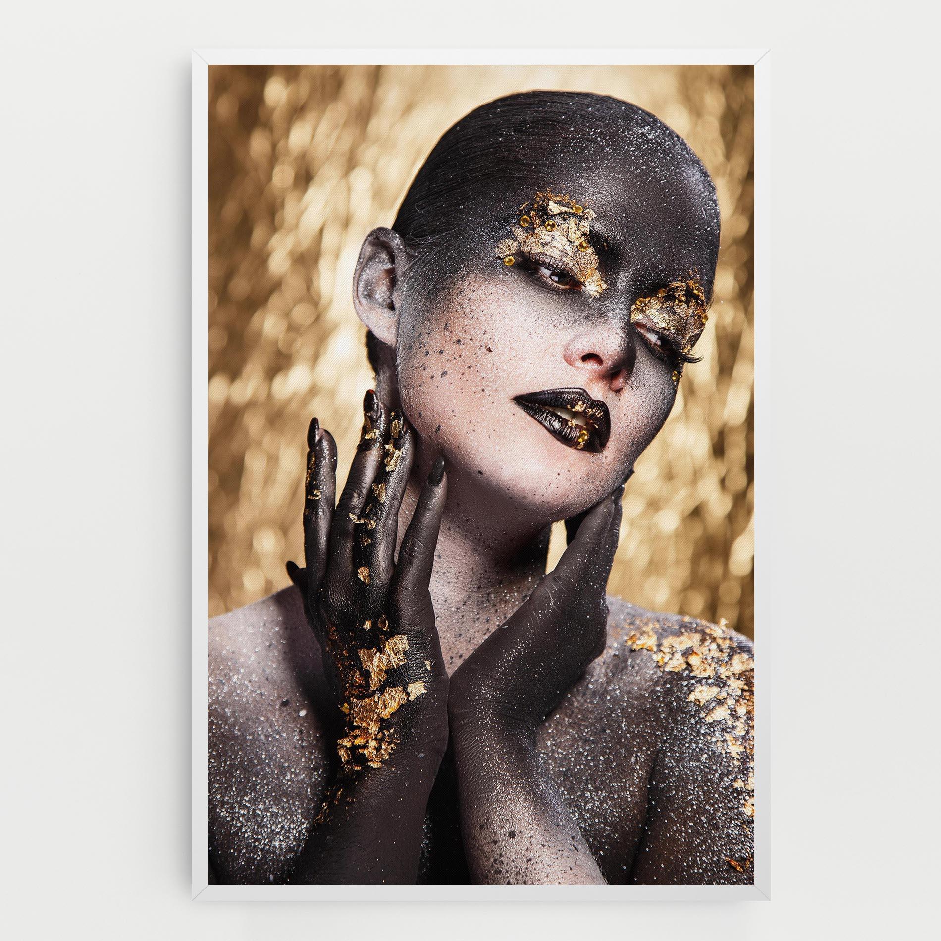 Vászonkép Artistic Glitter Makeup mockup 0