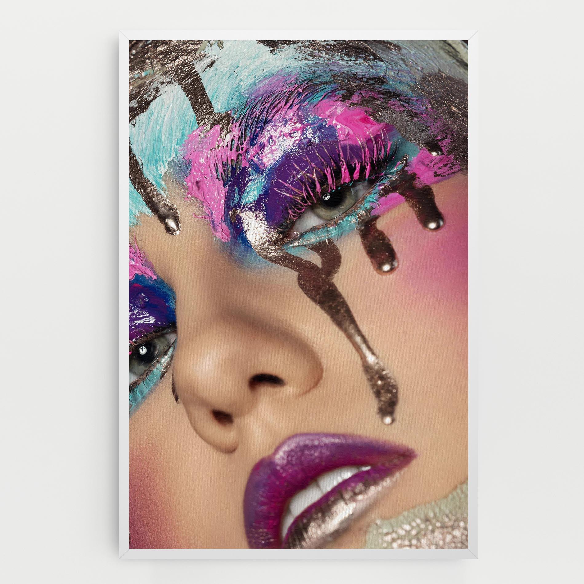 Vászonkép Pretty Pink Eyelashes mockup 0