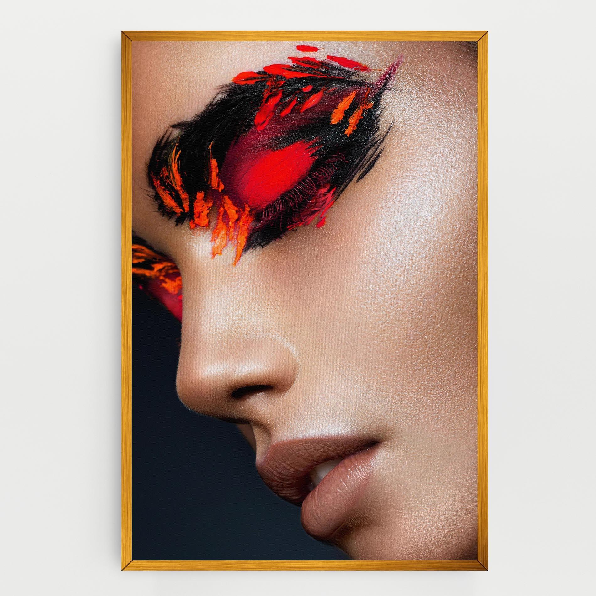 Vászonkép Fire Make Up mockup 0