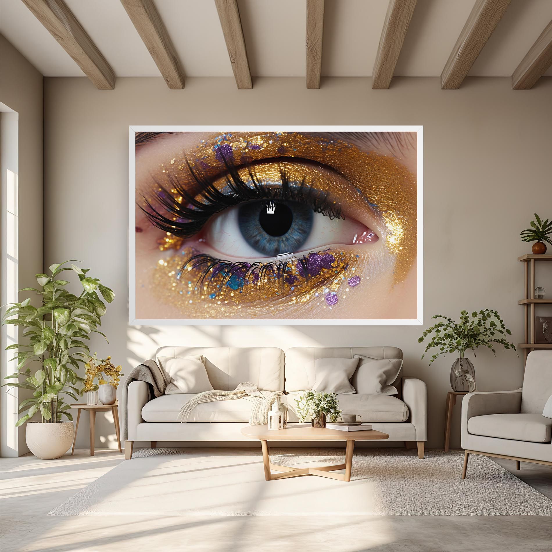 Blue Eye Make Up mockup 6