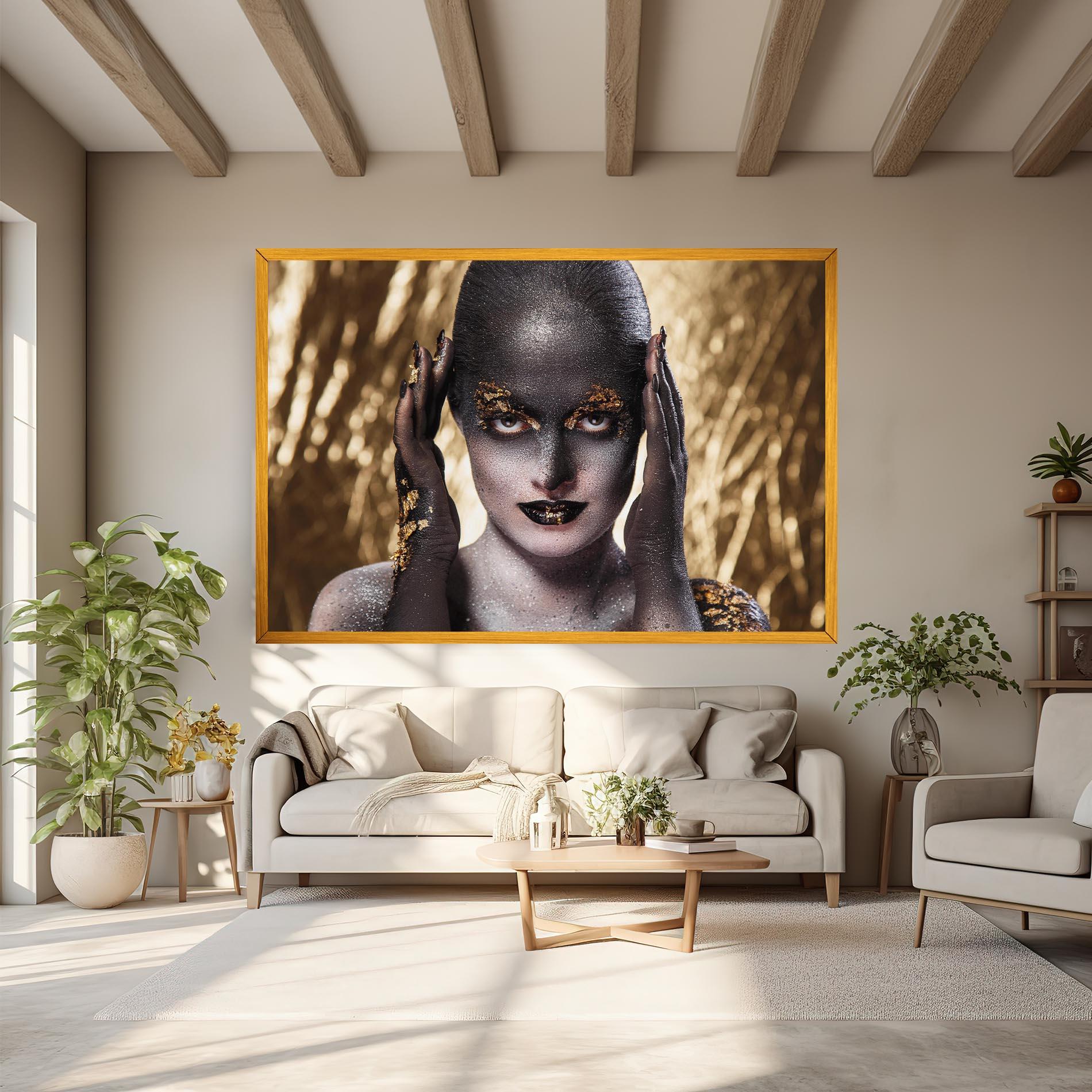 Vászonkép Glitter Artistic Makeup mockup 6