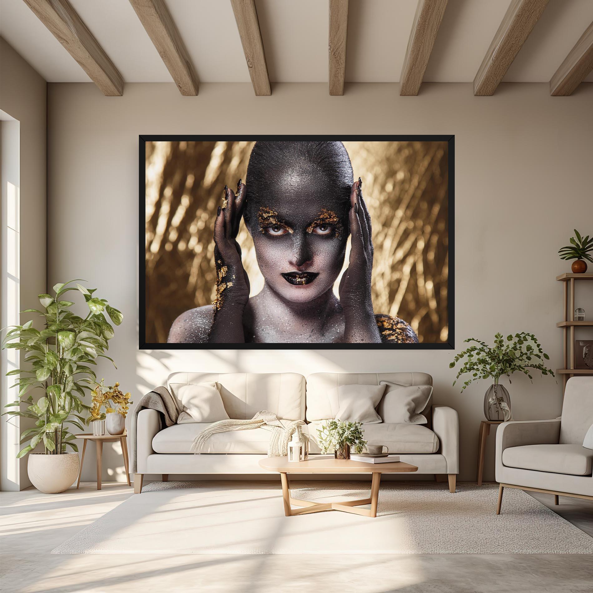 Vászonkép Glitter Artistic Makeup mockup 6