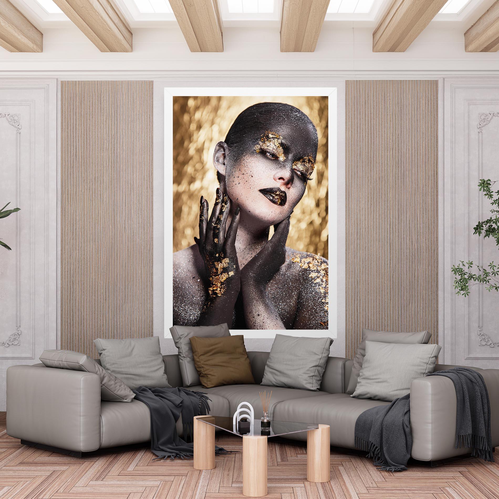 Vászonkép Artistic Glitter Makeup mockup 6