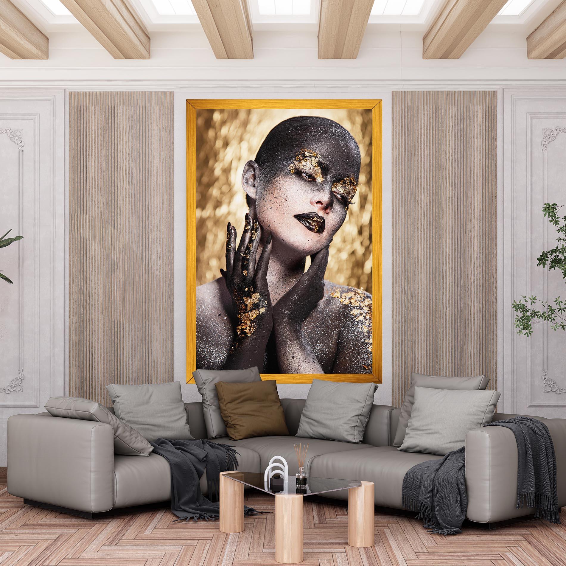 Vászonkép Artistic Glitter Makeup mockup 6