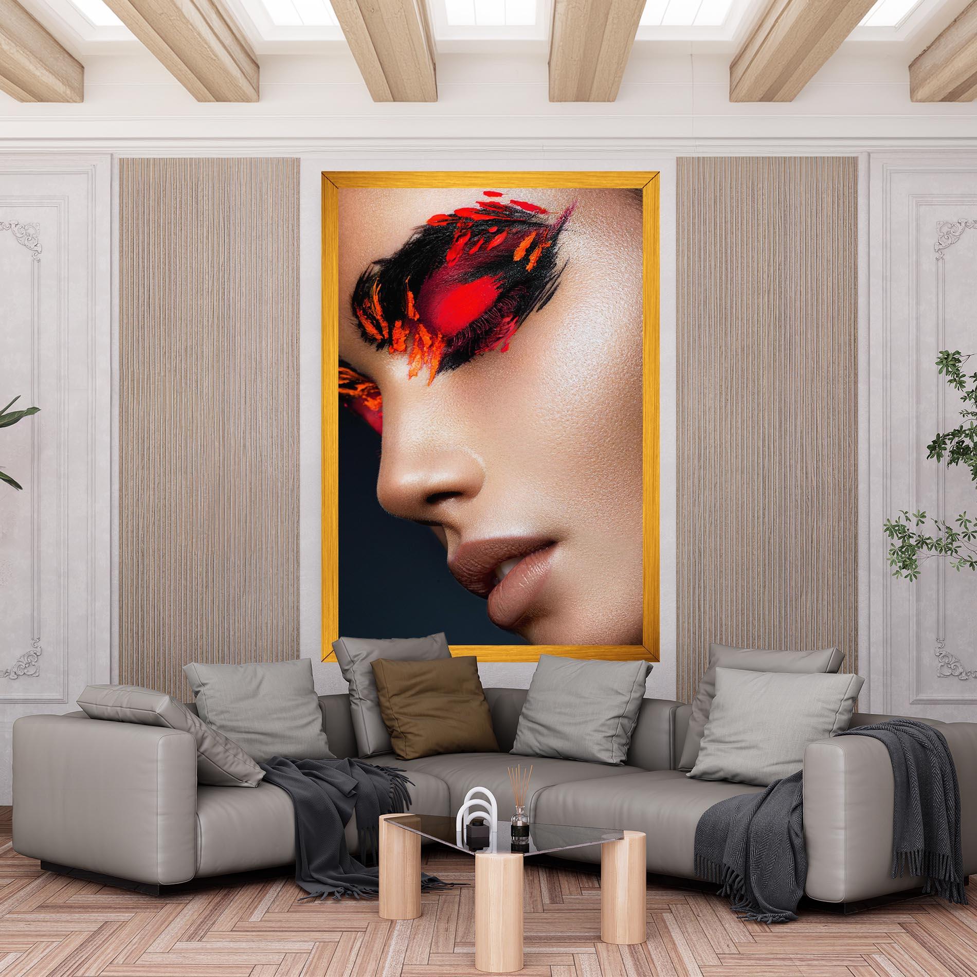 Vászonkép Fire Make Up mockup 6