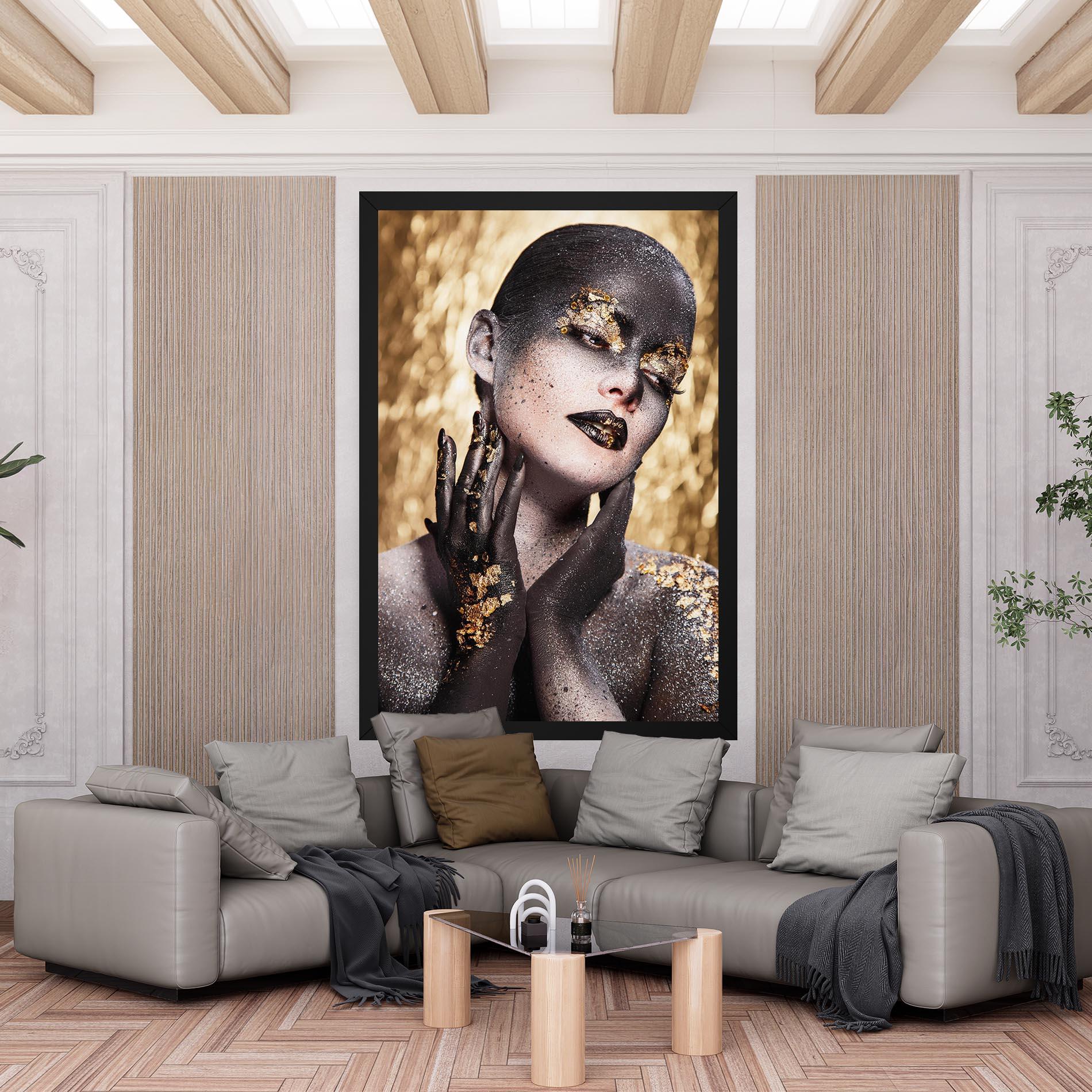 Vászonkép Artistic Glitter Makeup mockup 6