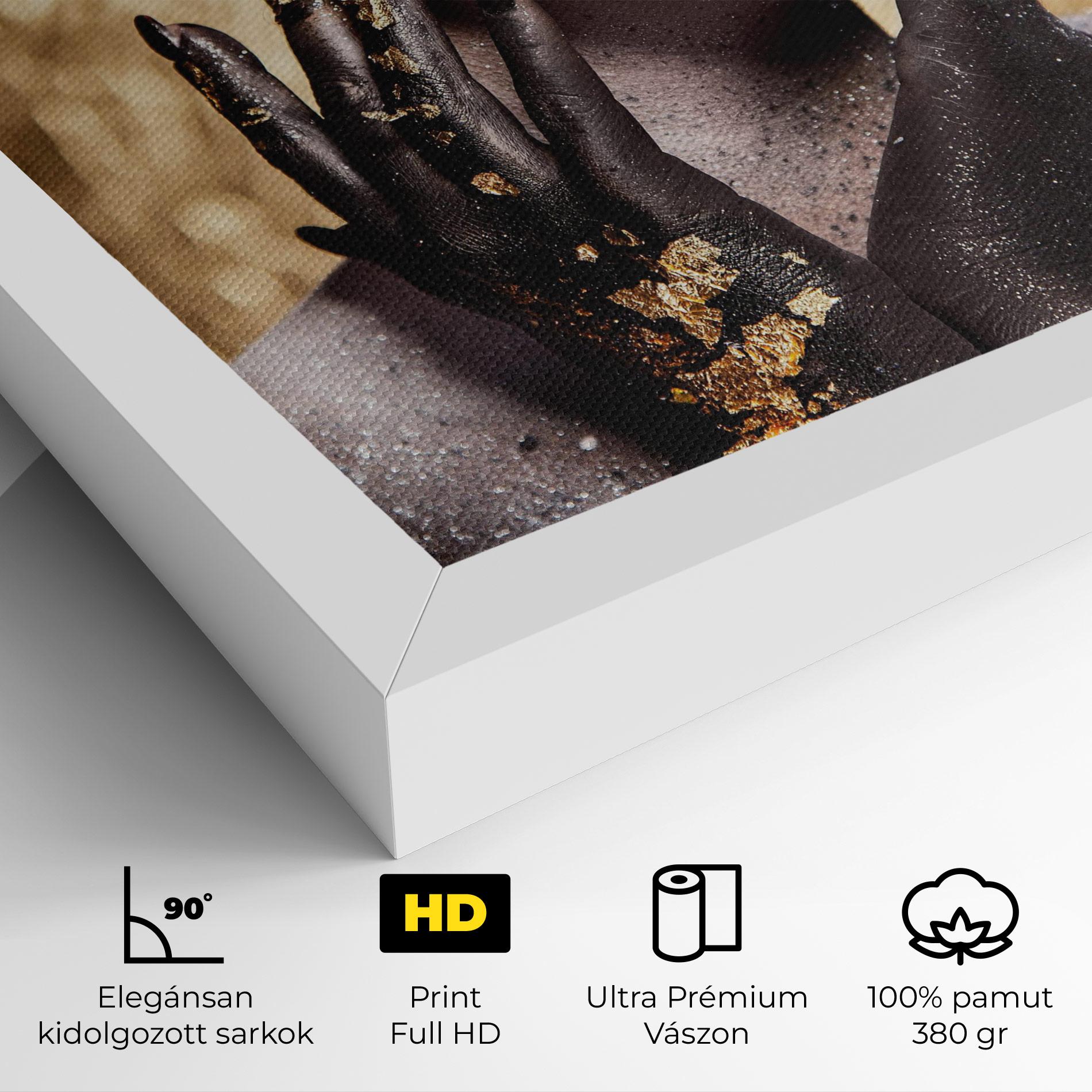 Vászonkép Artistic Glitter Makeup mockup 4