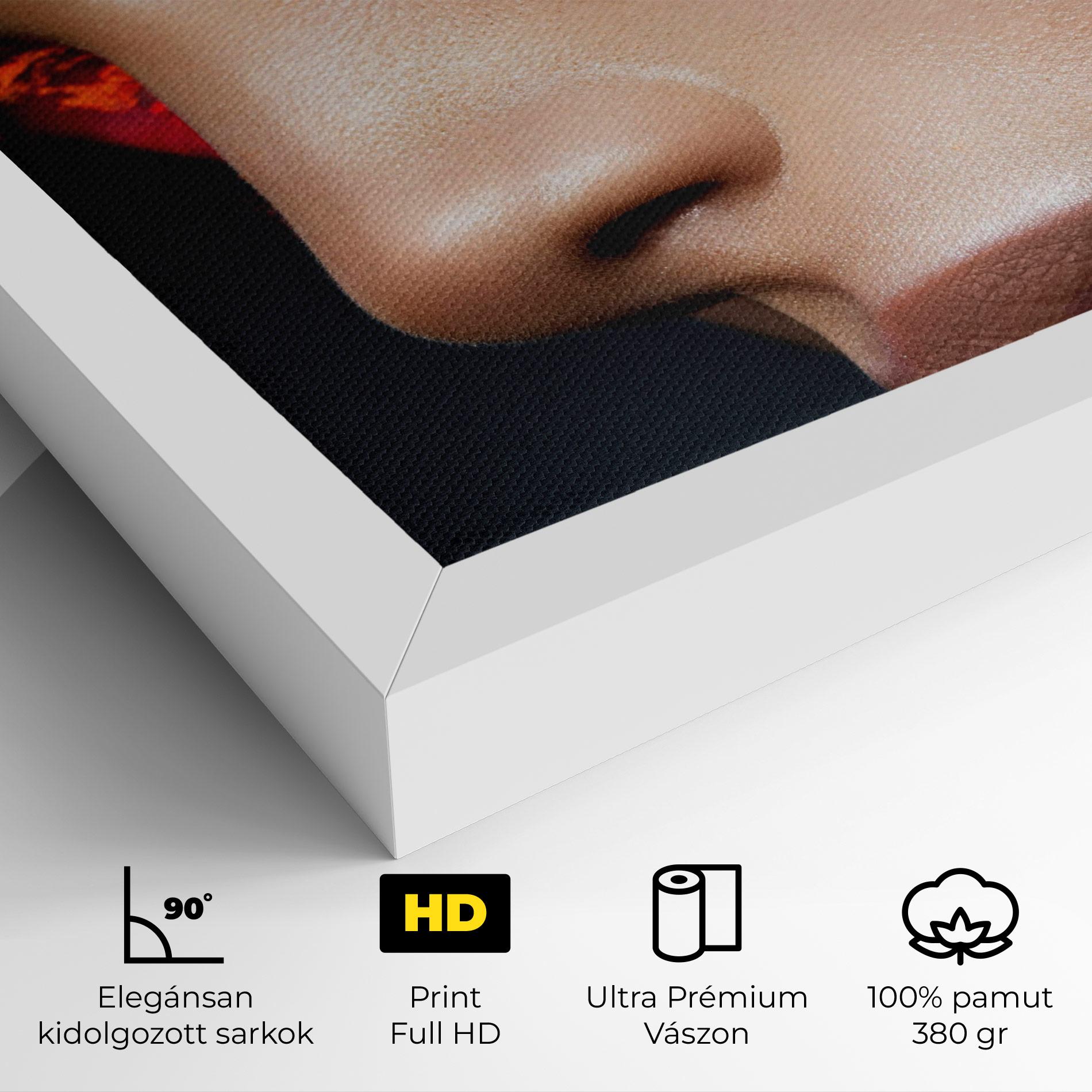 Vászonkép Fire Make Up mockup 4