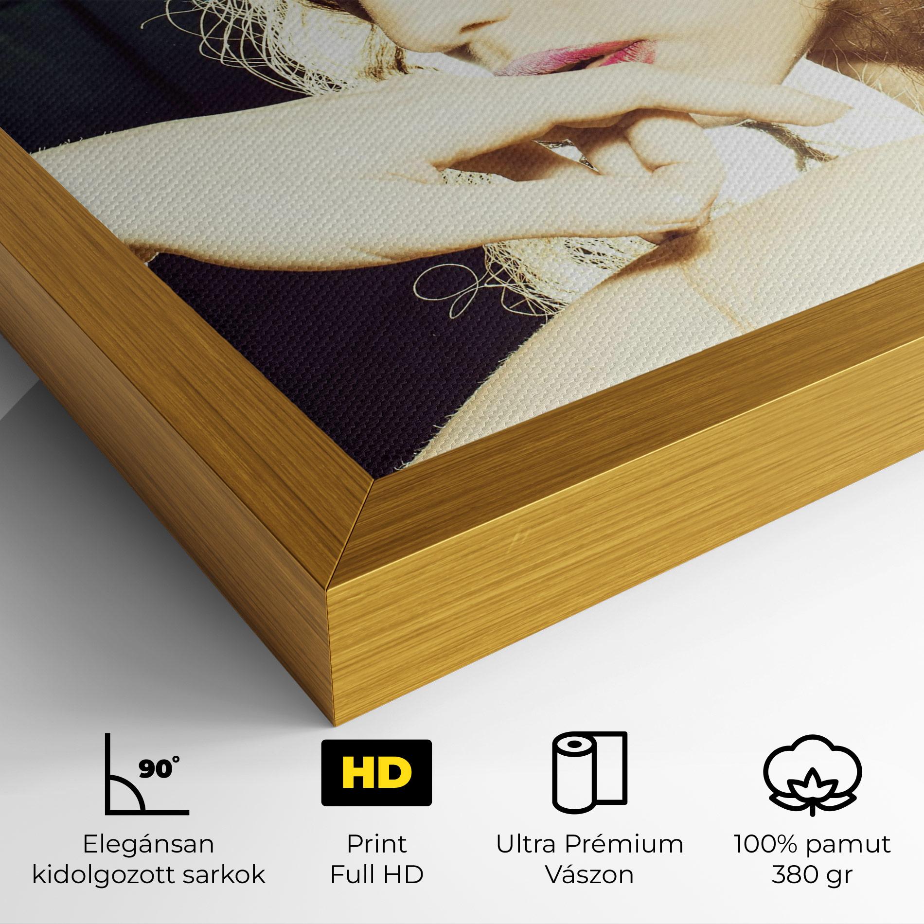 Vászonkép False Feather Eyelashes mockup 4