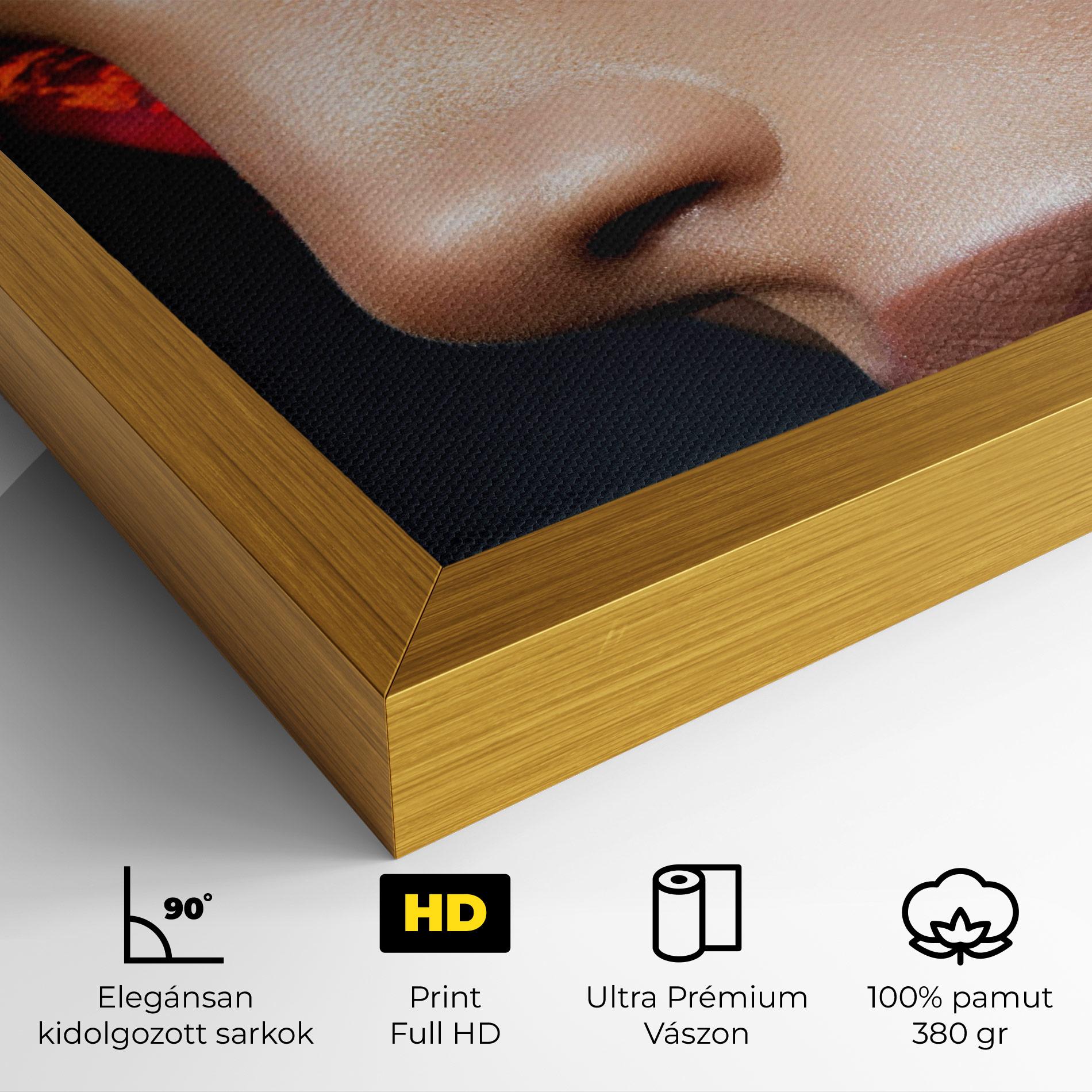 Vászonkép Fire Make Up mockup 4