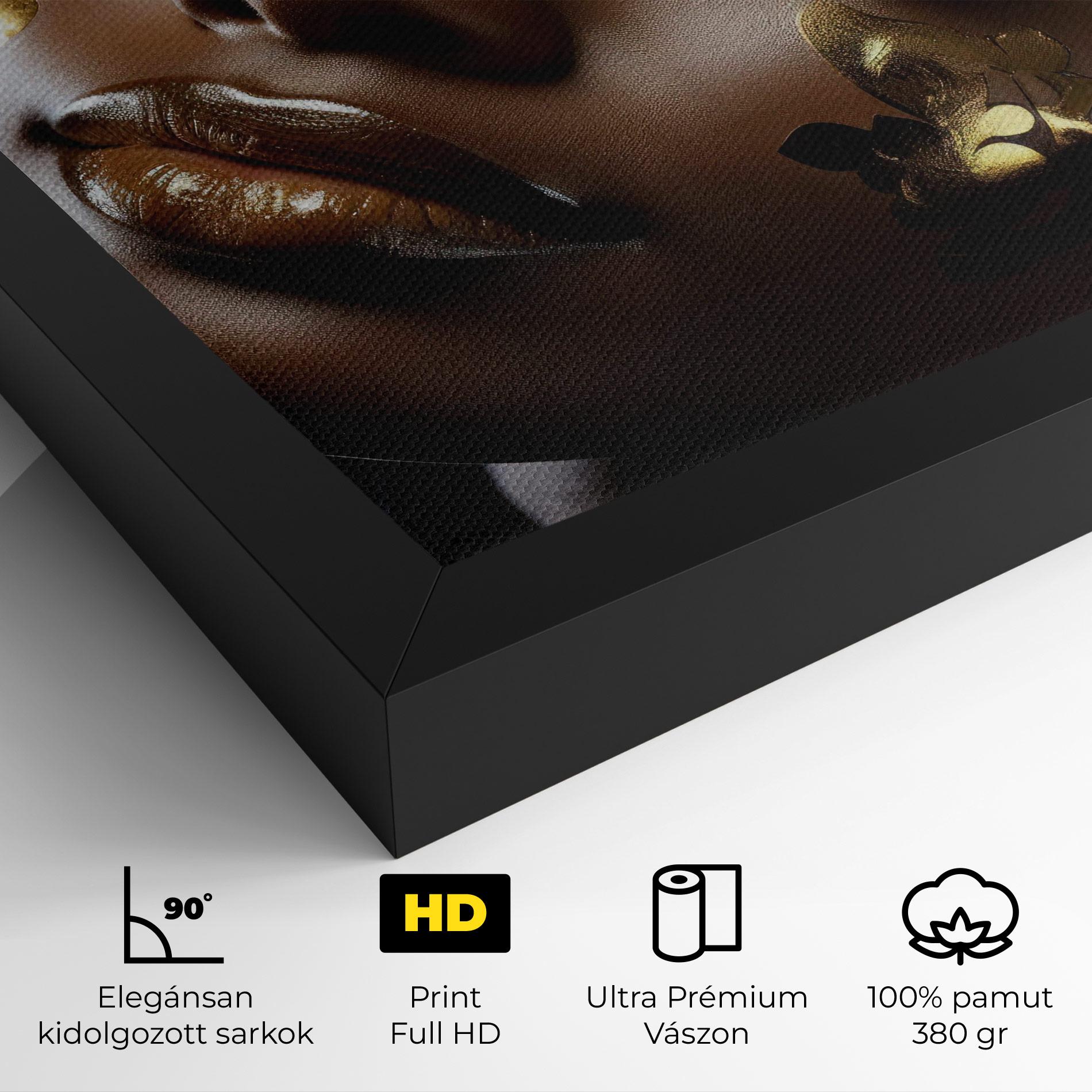 Vászonkép Dark Blue Makeup mockup 4