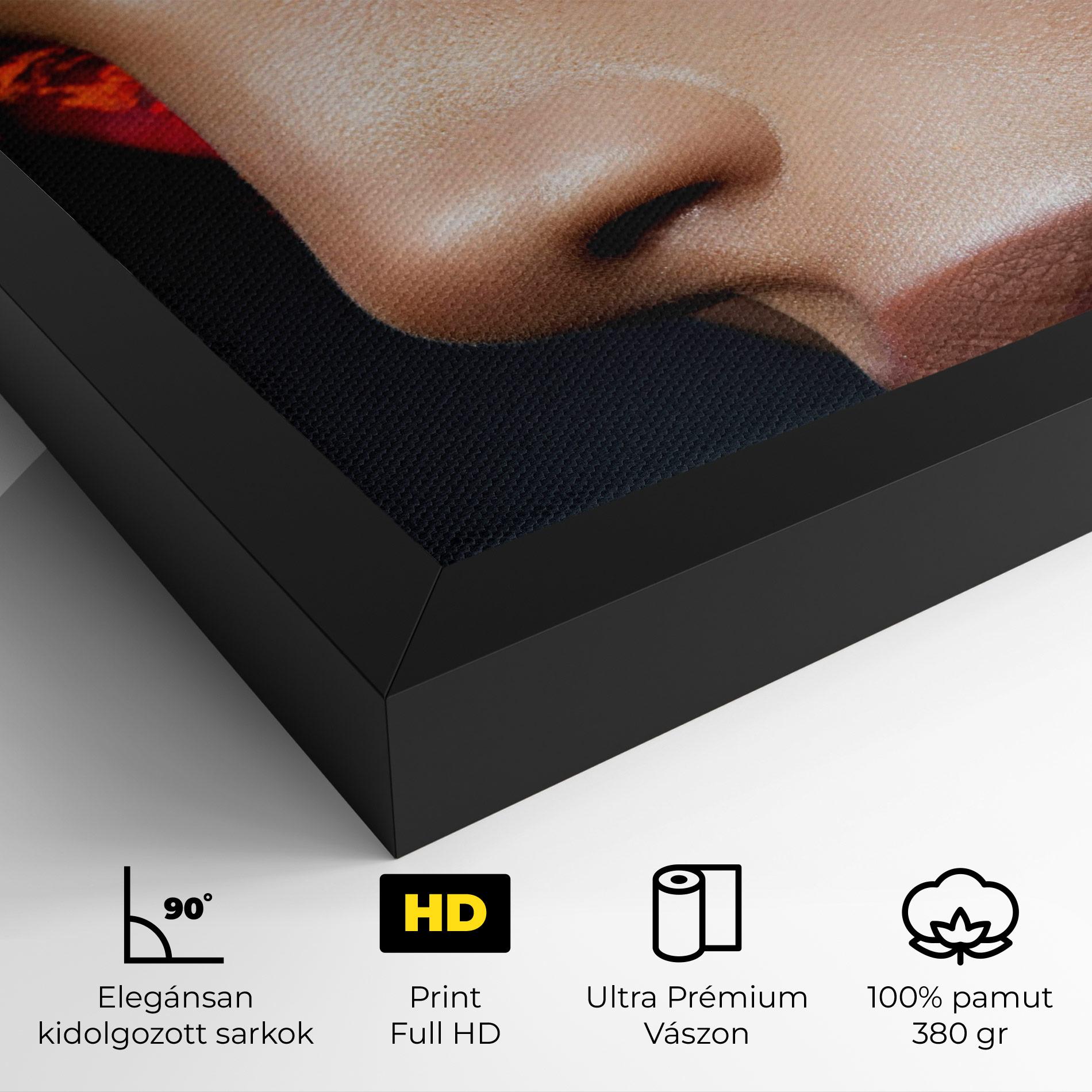 Vászonkép Fire Make Up mockup 4