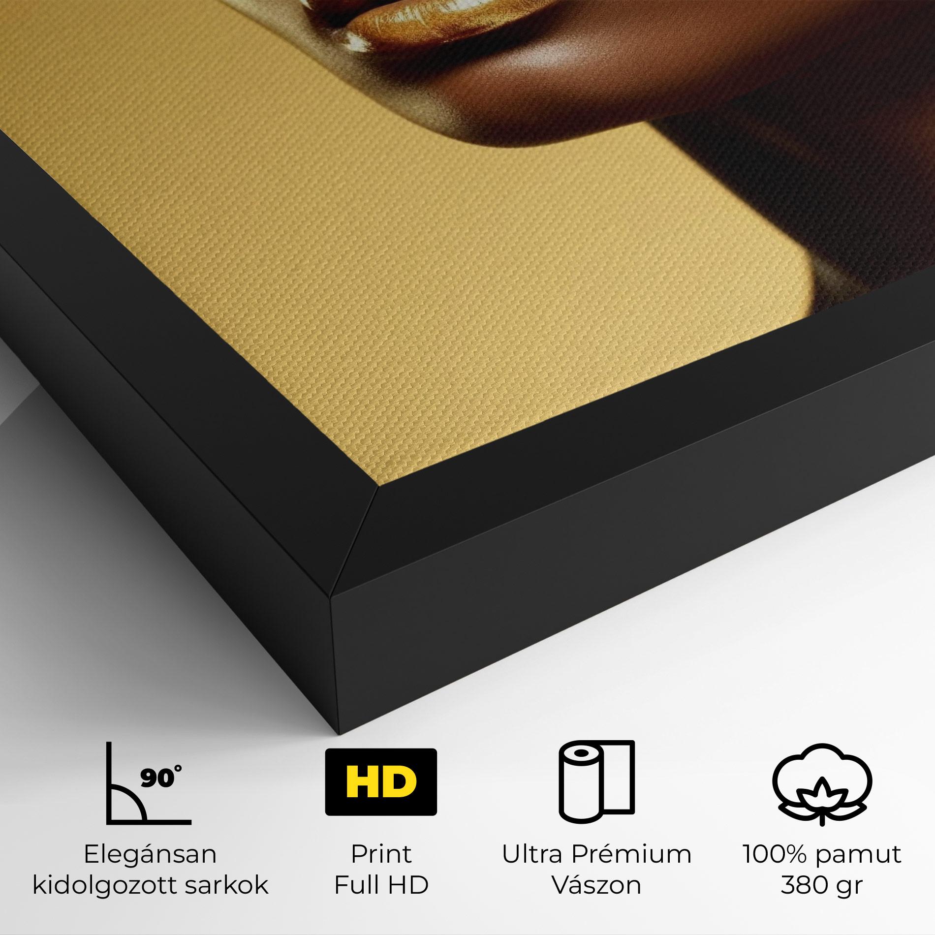 Vászonkép Gold Headdress mockup 4