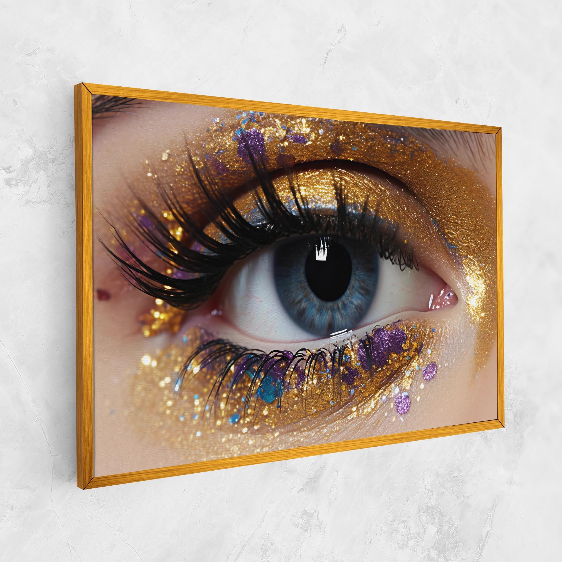 Vászonkép Blue Eye Make Up mockup 1