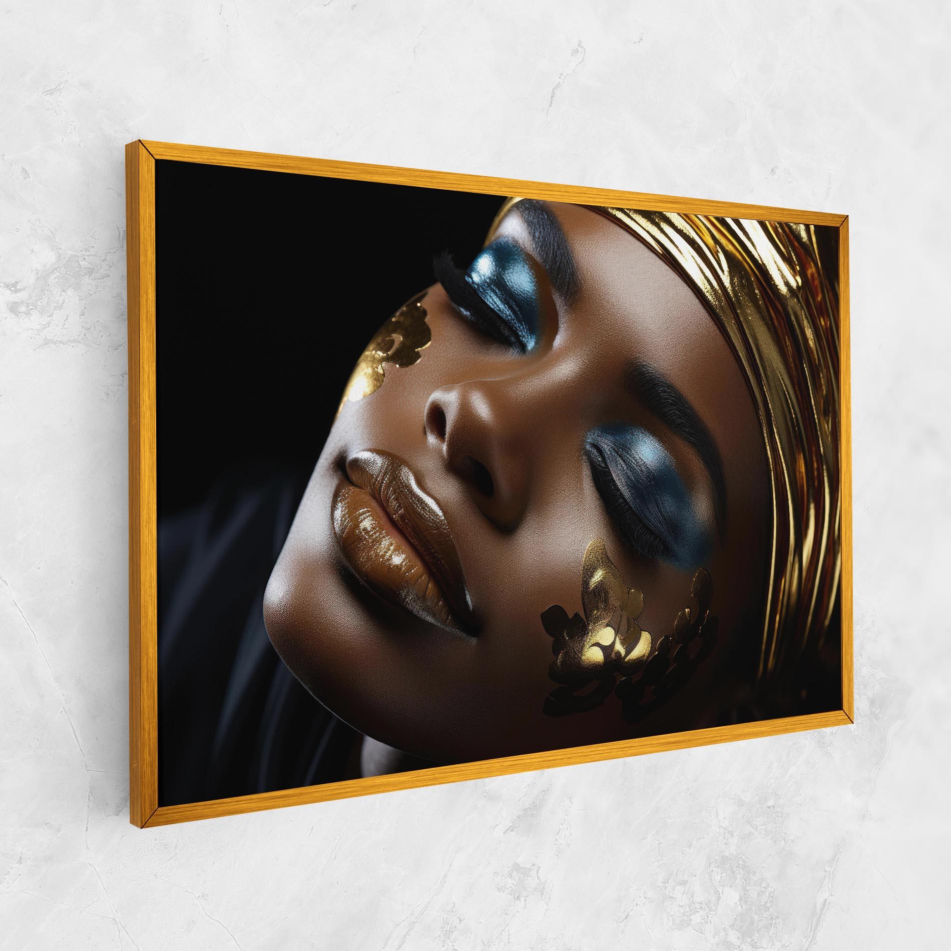 Vászonkép Dark Blue Makeup mockup 1