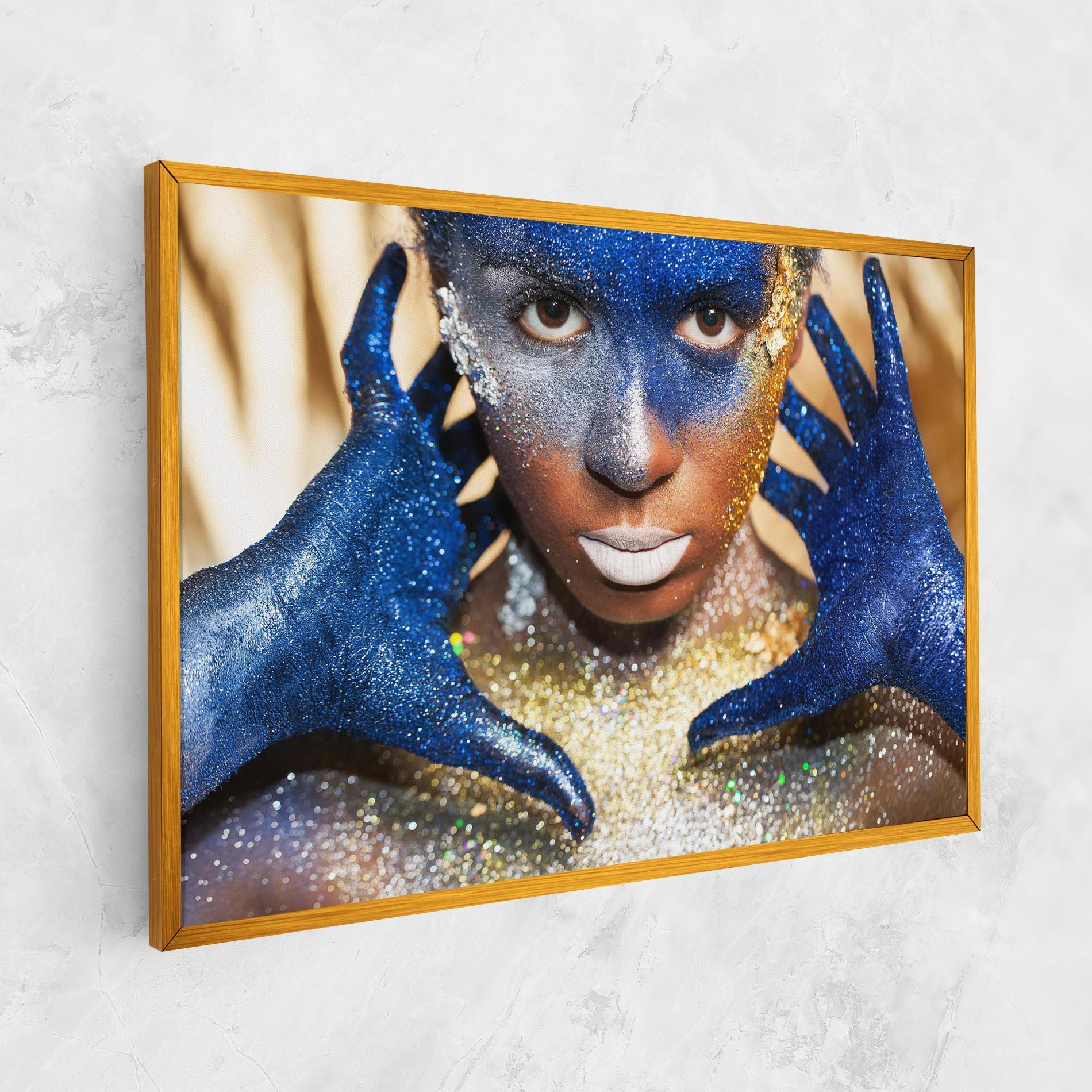 Vászonkép Glue Gold Glitter mockup 1