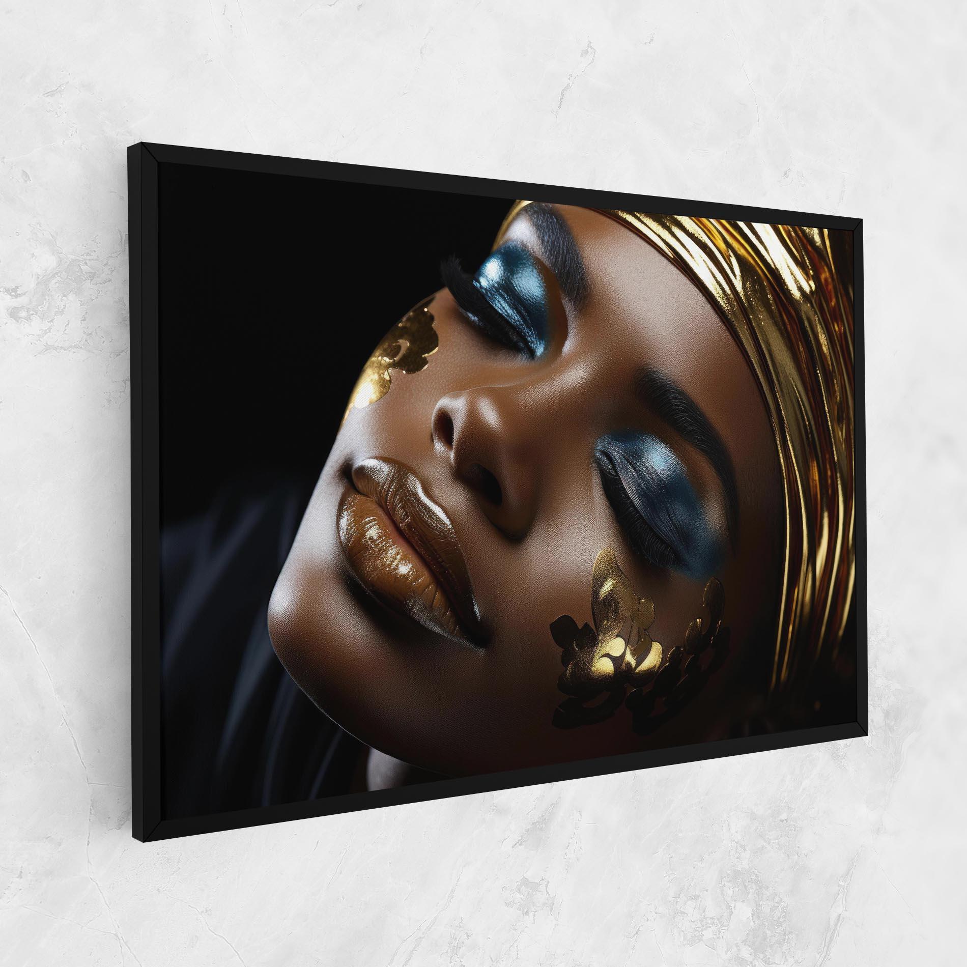 Vászonkép Dark Blue Makeup mockup 1