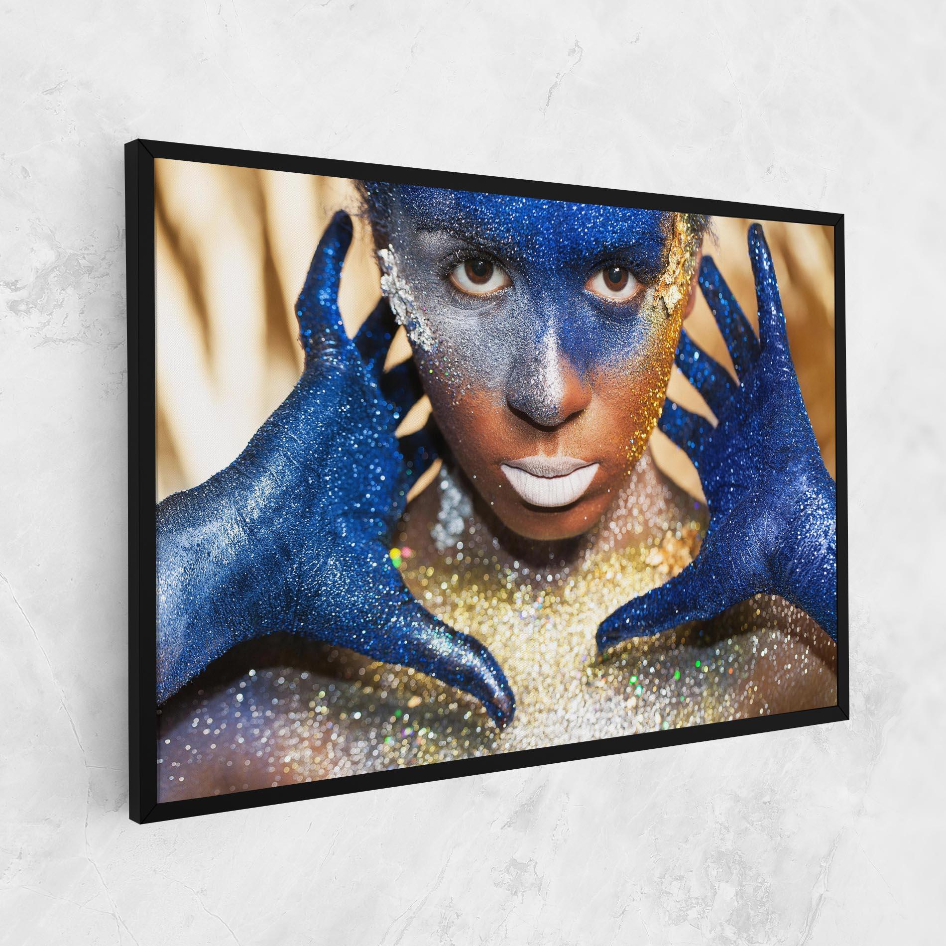 Vászonkép Glue Gold Glitter mockup 1