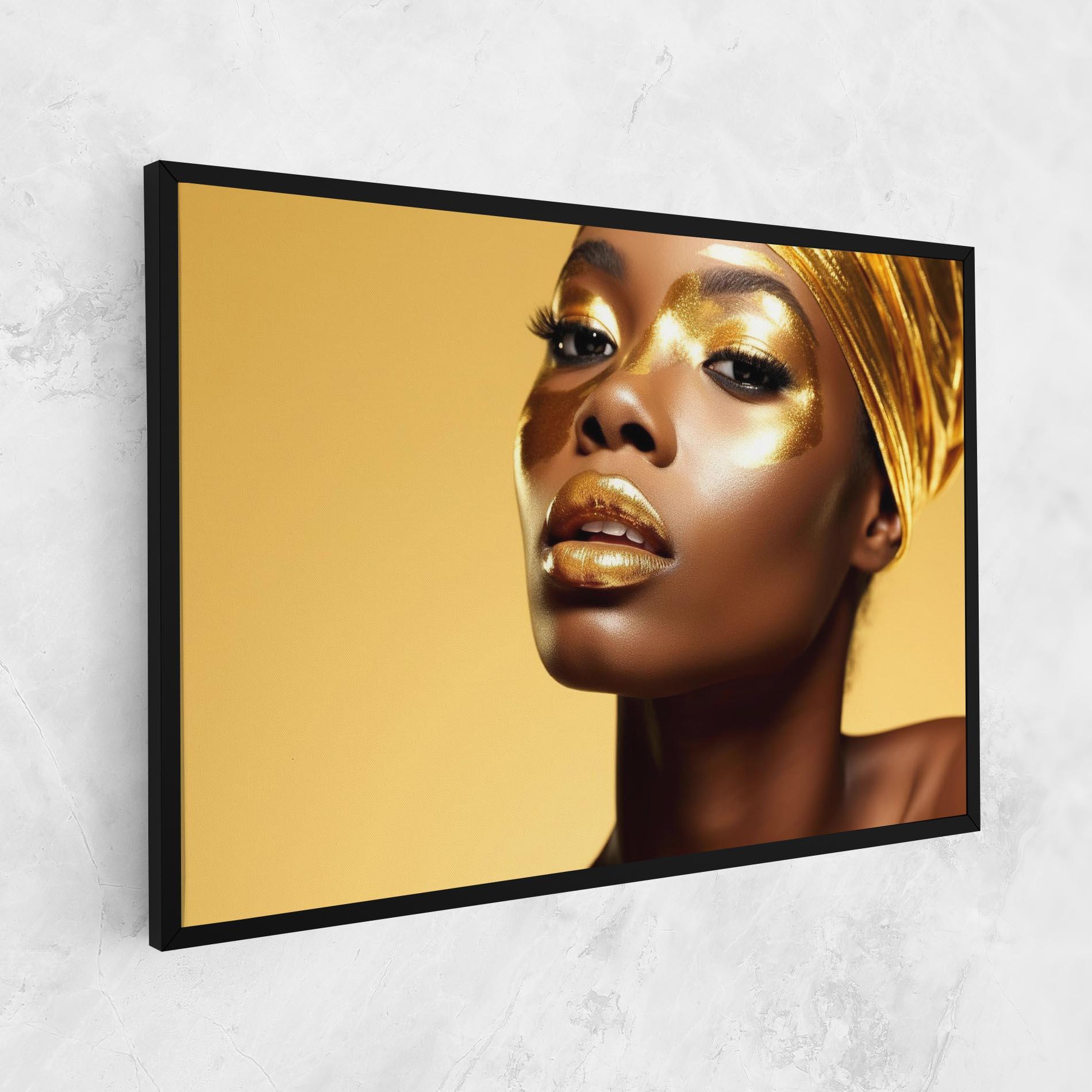 Vászonkép Gold Headdress mockup 1