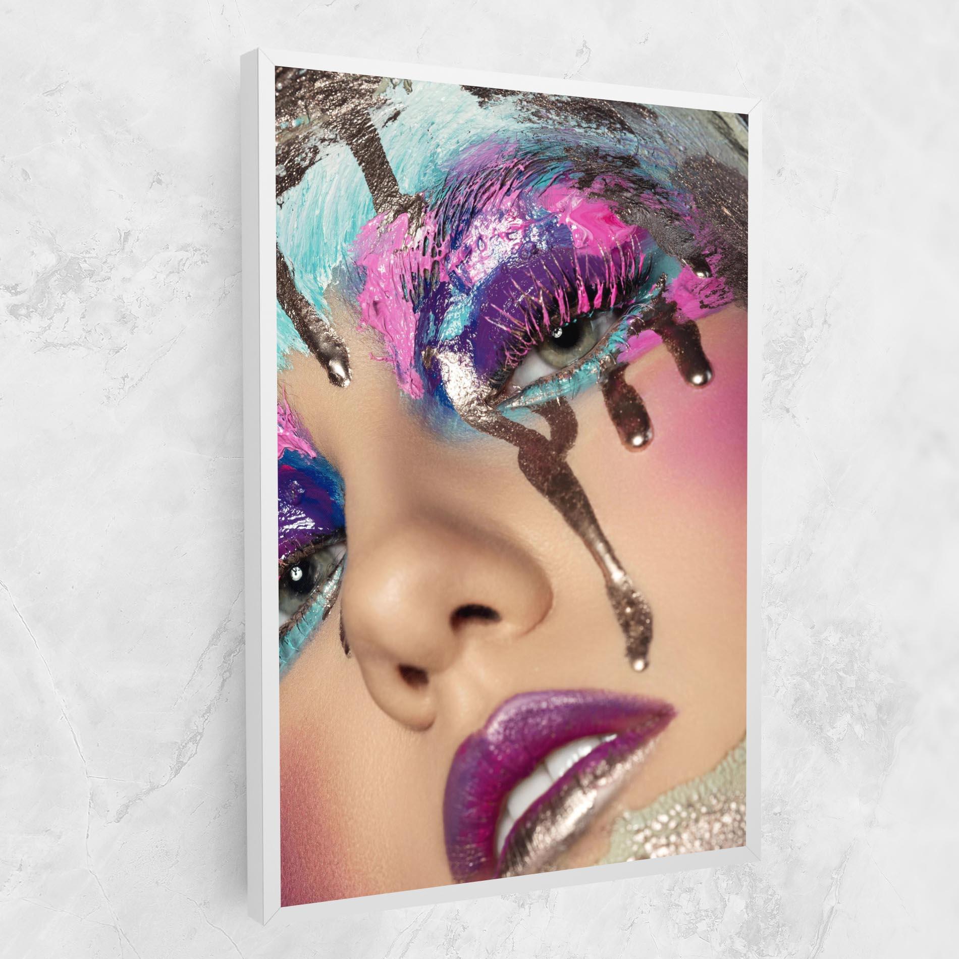 Vászonkép Pretty Pink Eyelashes mockup 1