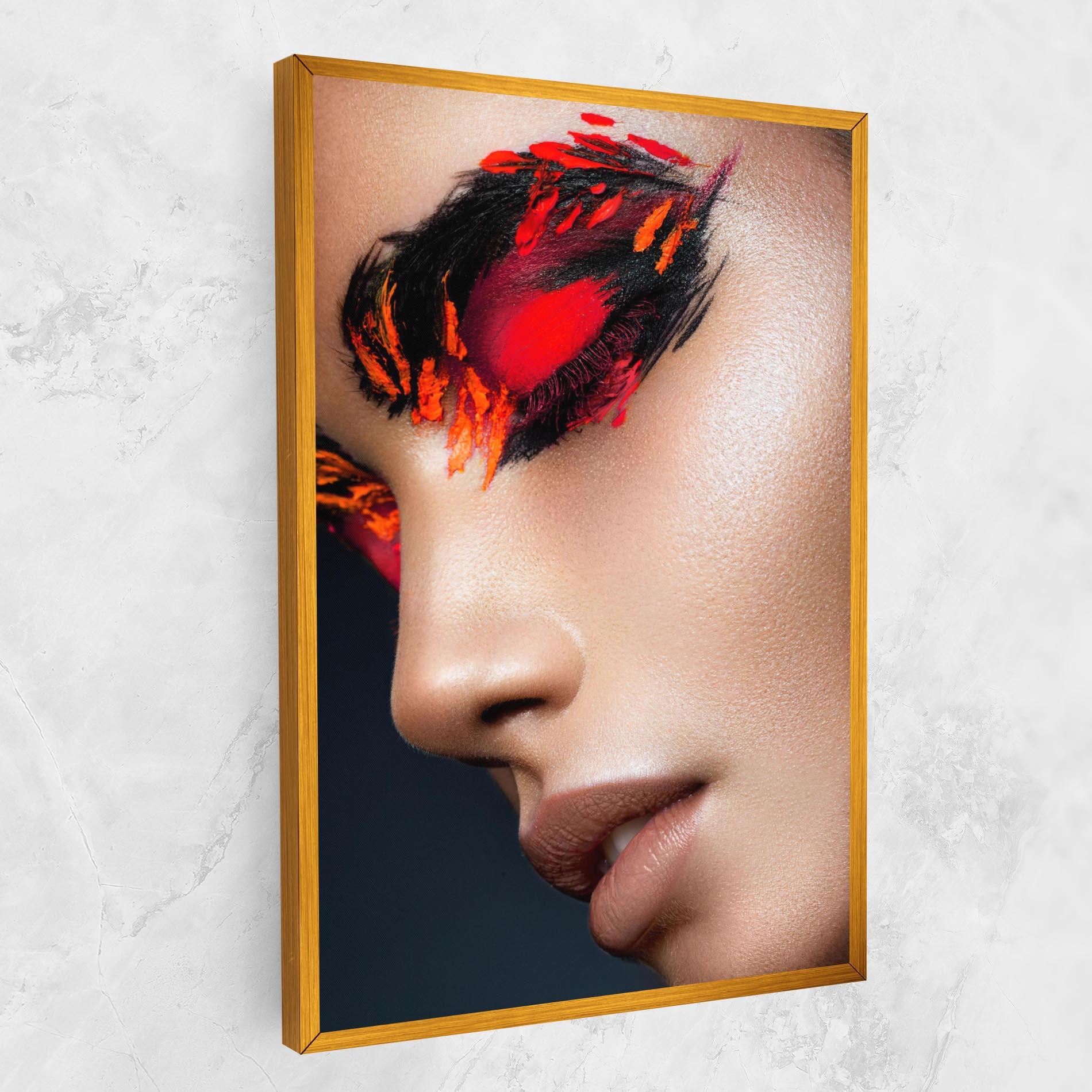Vászonkép Fire Make Up mockup 1