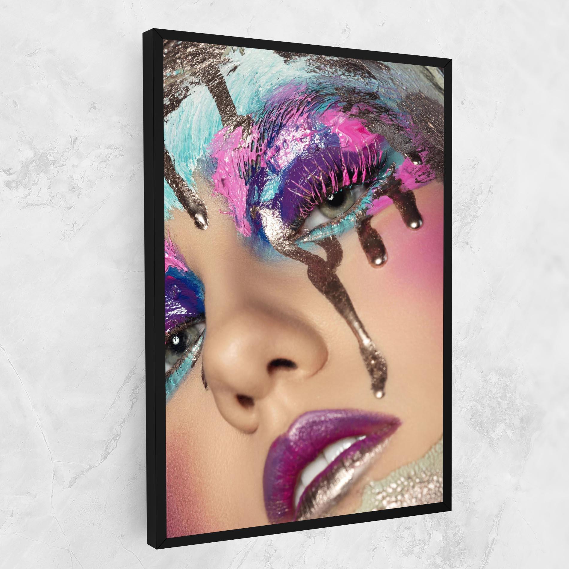 Vászonkép Pretty Pink Eyelashes mockup 1