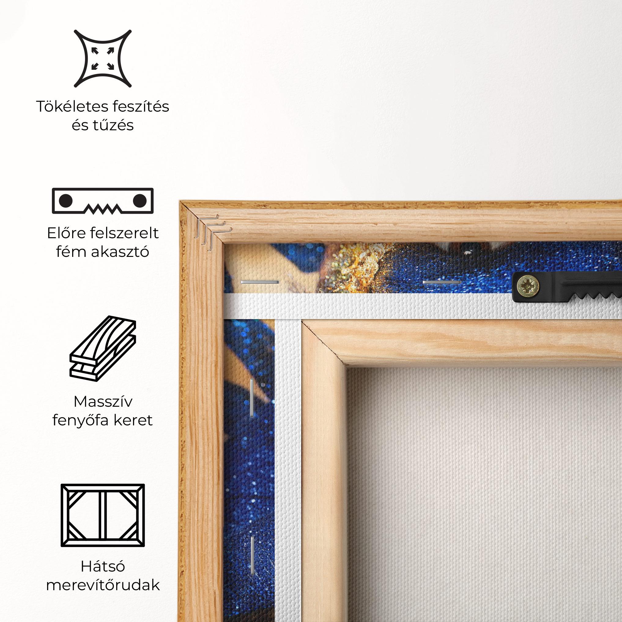 Vászonkép Glue Gold Glitter mockup 5