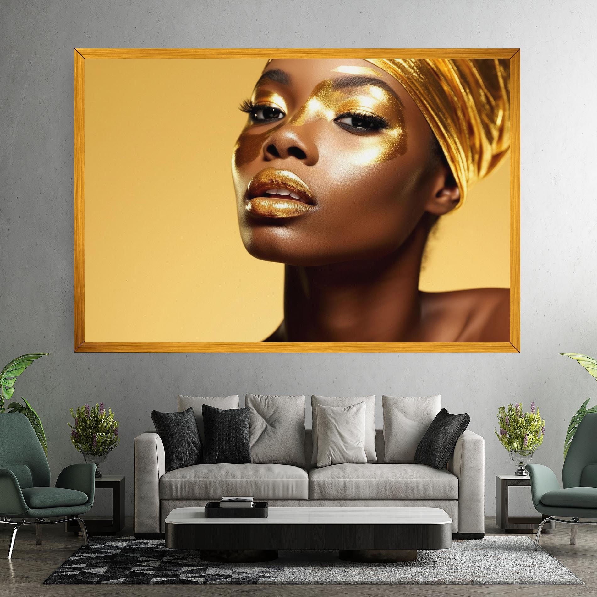 Gold Headdress mockup 7