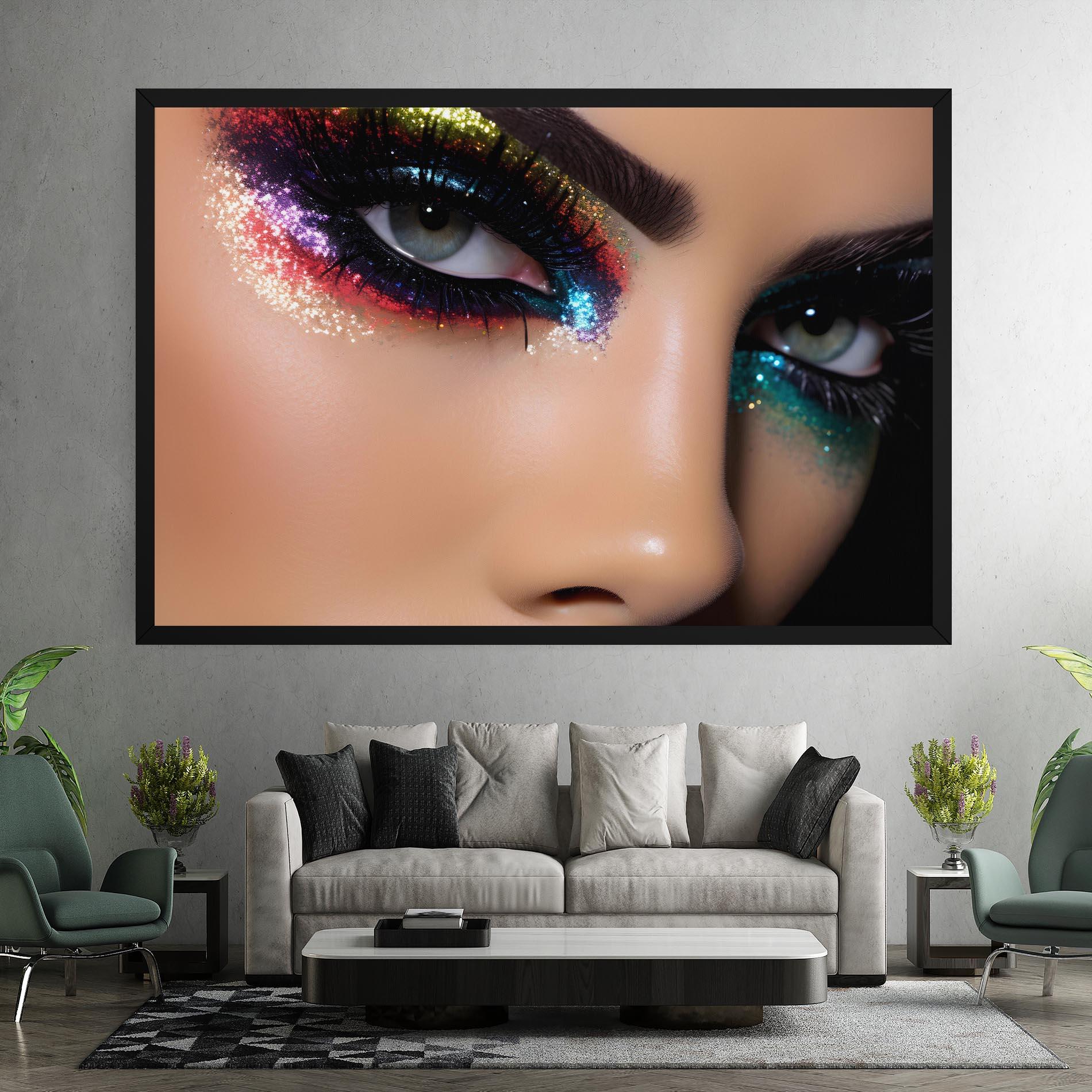 Vászonkép Feminine Makeup Model mockup 7