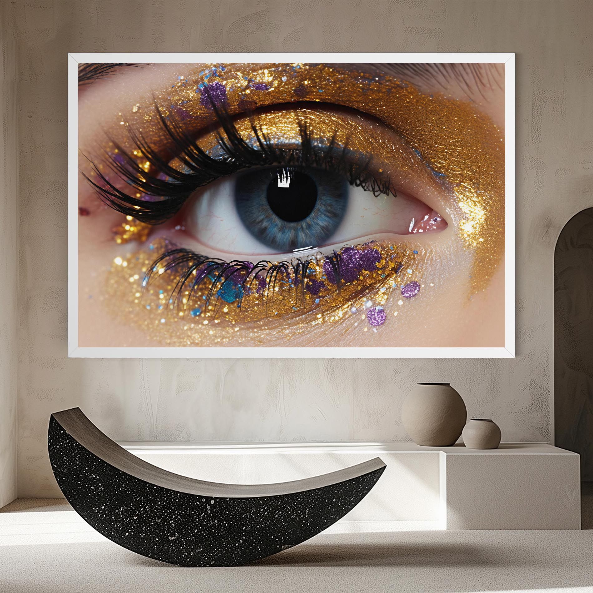 Blue Eye Make Up mockup 8