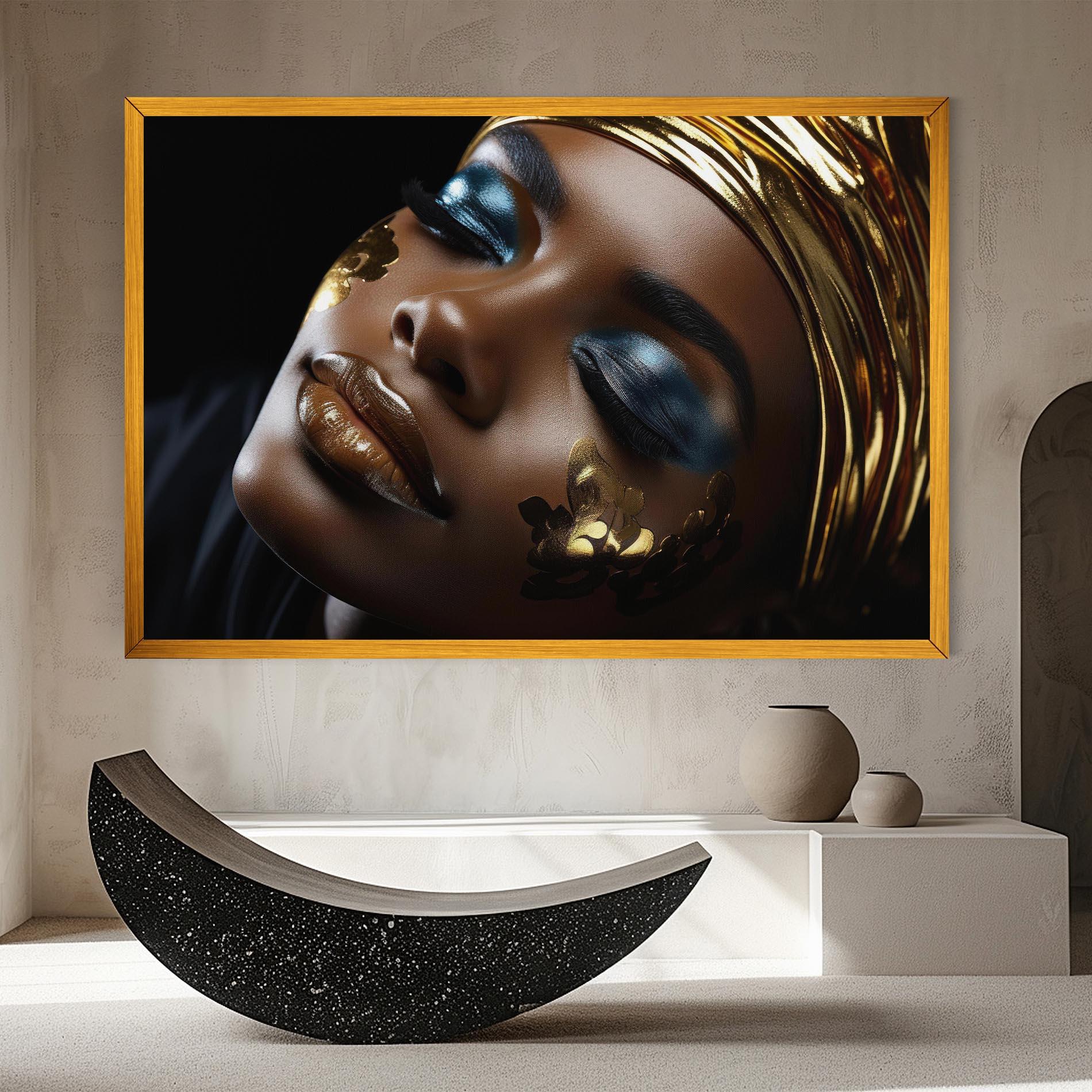 Vászonkép Dark Blue Makeup mockup 8