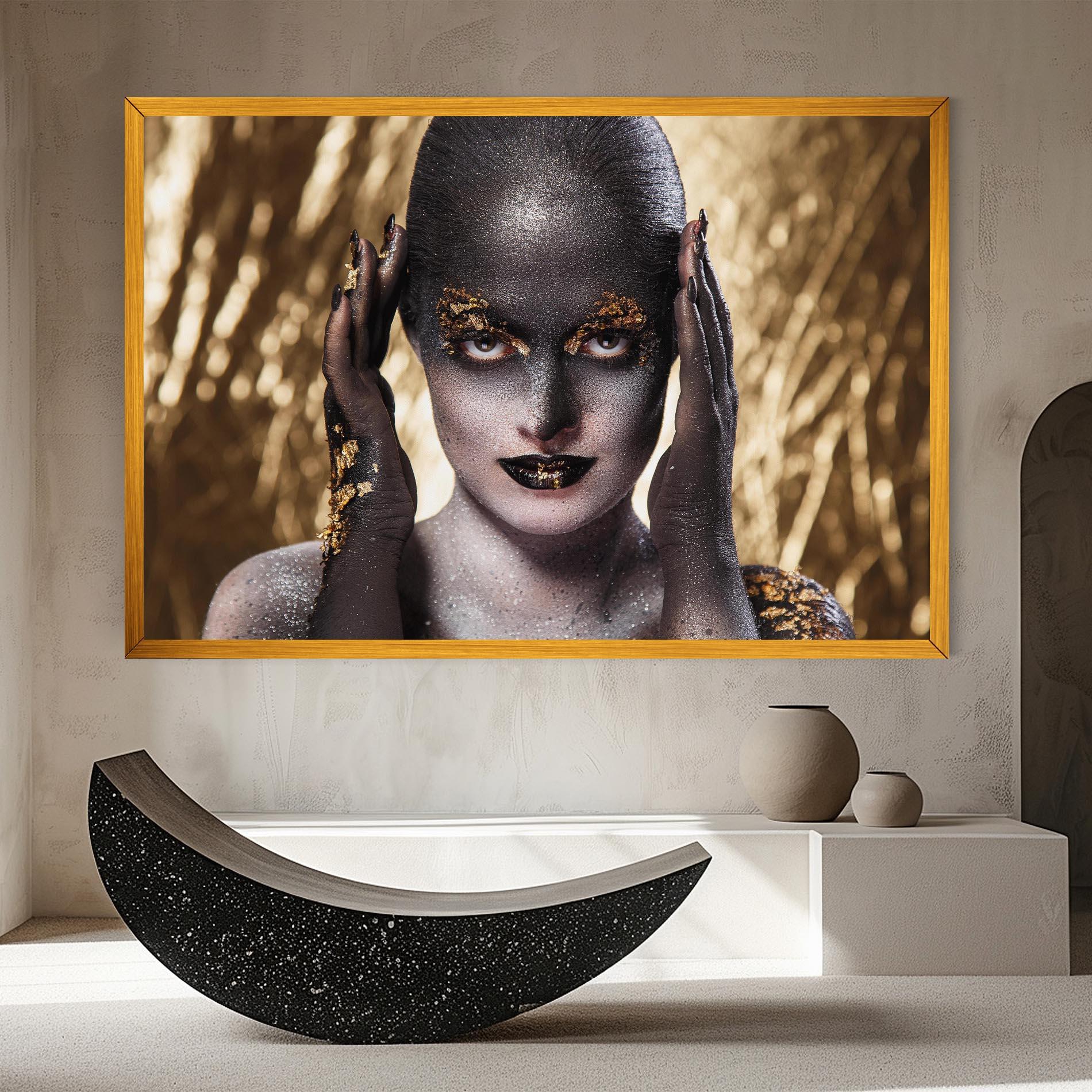 Vászonkép Glitter Artistic Makeup mockup 8