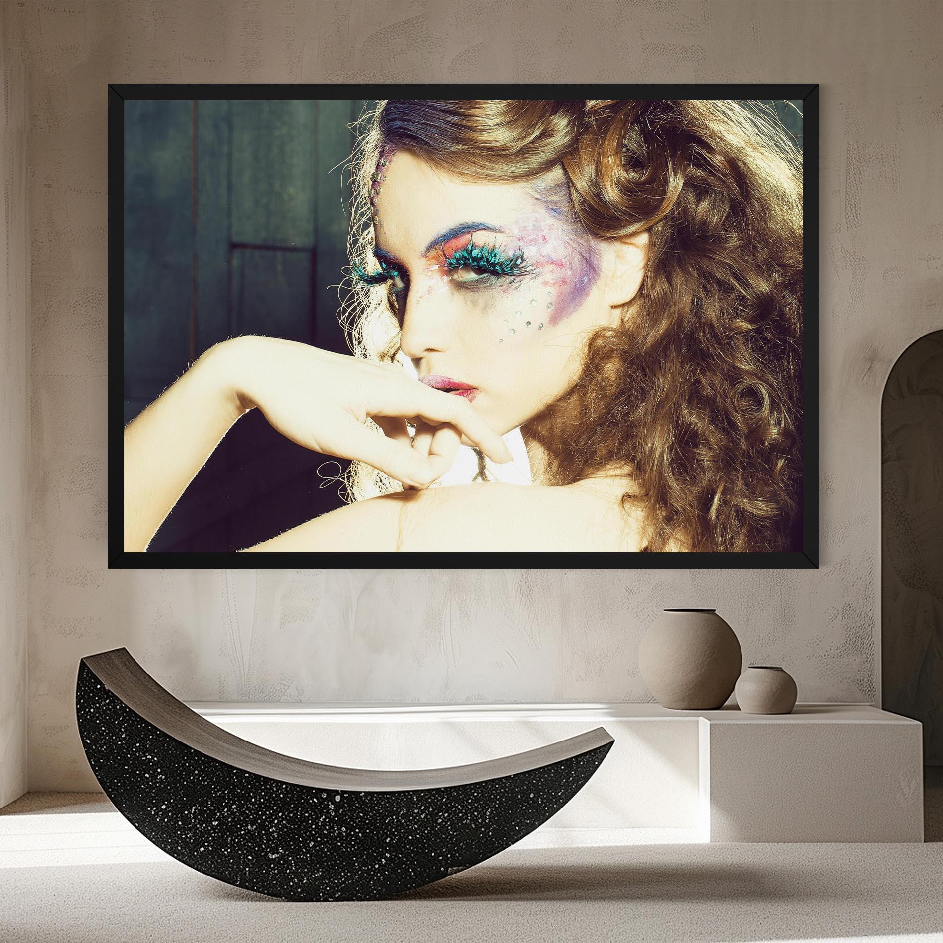 Vászonkép False Feather Eyelashes mockup 8