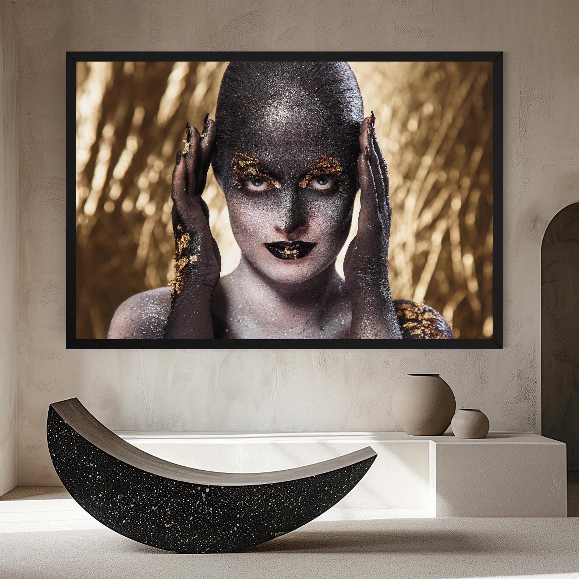 Vászonkép Glitter Artistic Makeup mockup 8