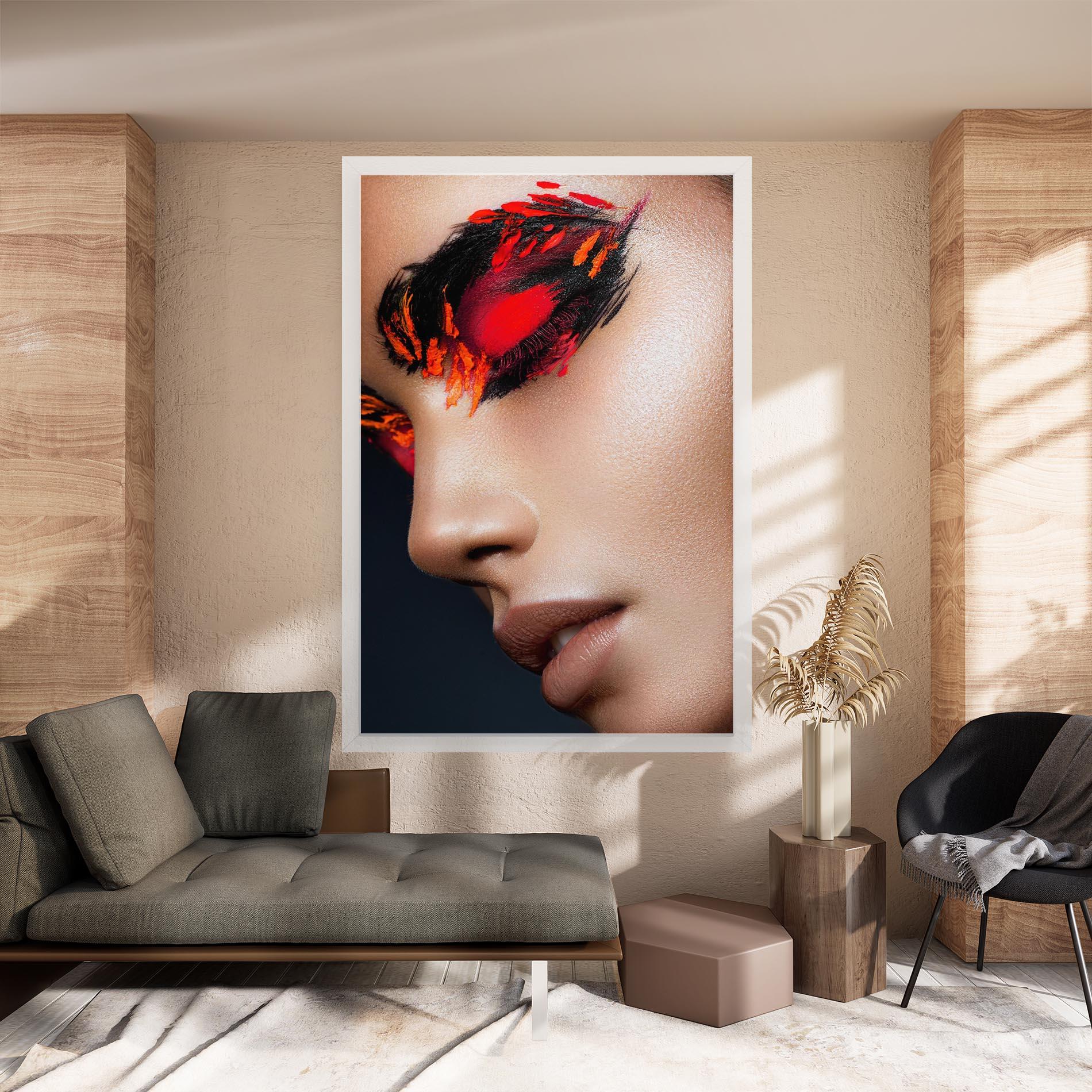 Vászonkép Fire Make Up mockup 8